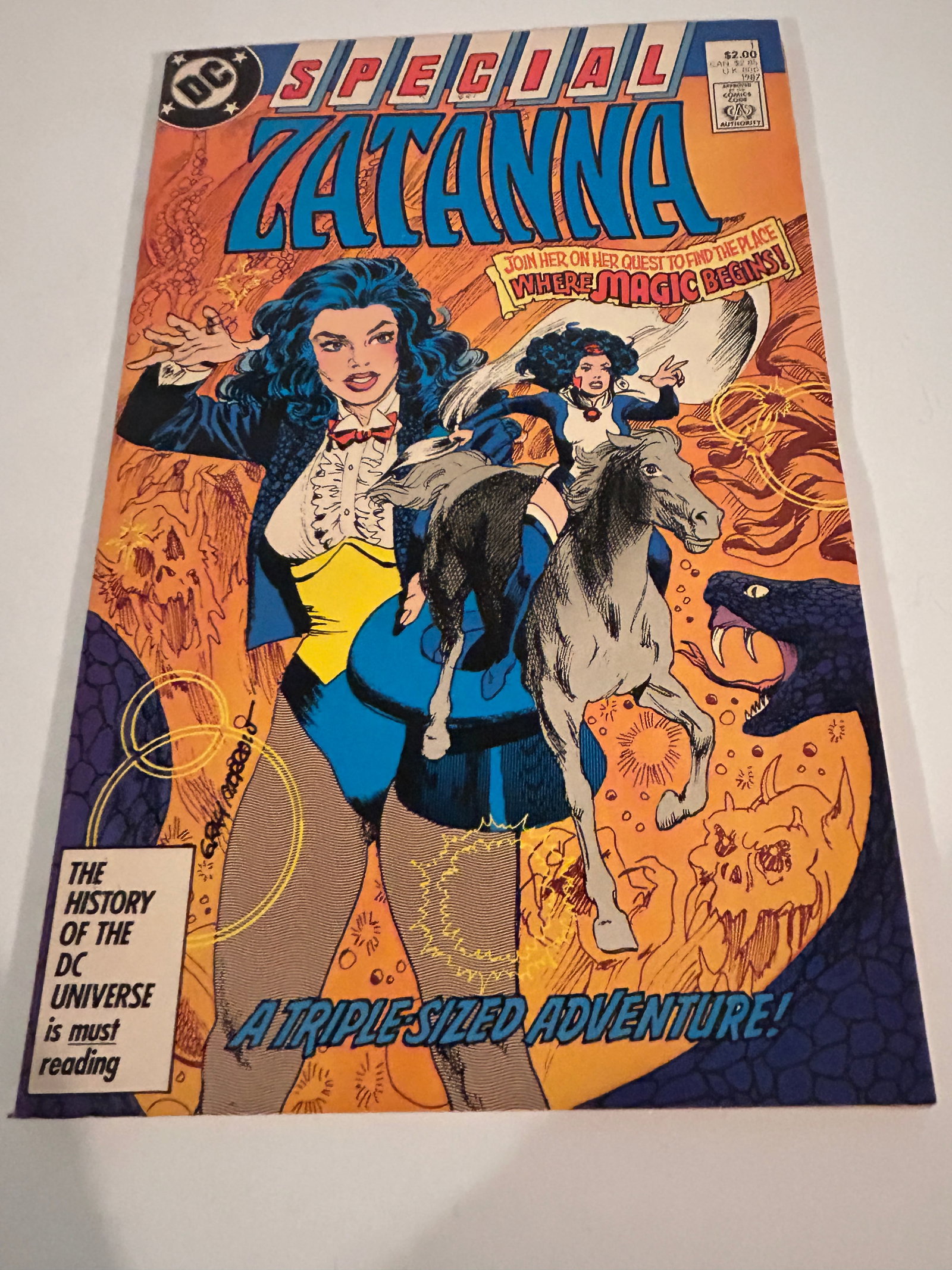 Vintage Comic Book Zatanna # 1 Special: Vintage Comic Book Zatanna # 1 Special Please view all photos as they are part of the description and condition of this Item, Feel free to contact me with questions or picture requests! Used Item AS I