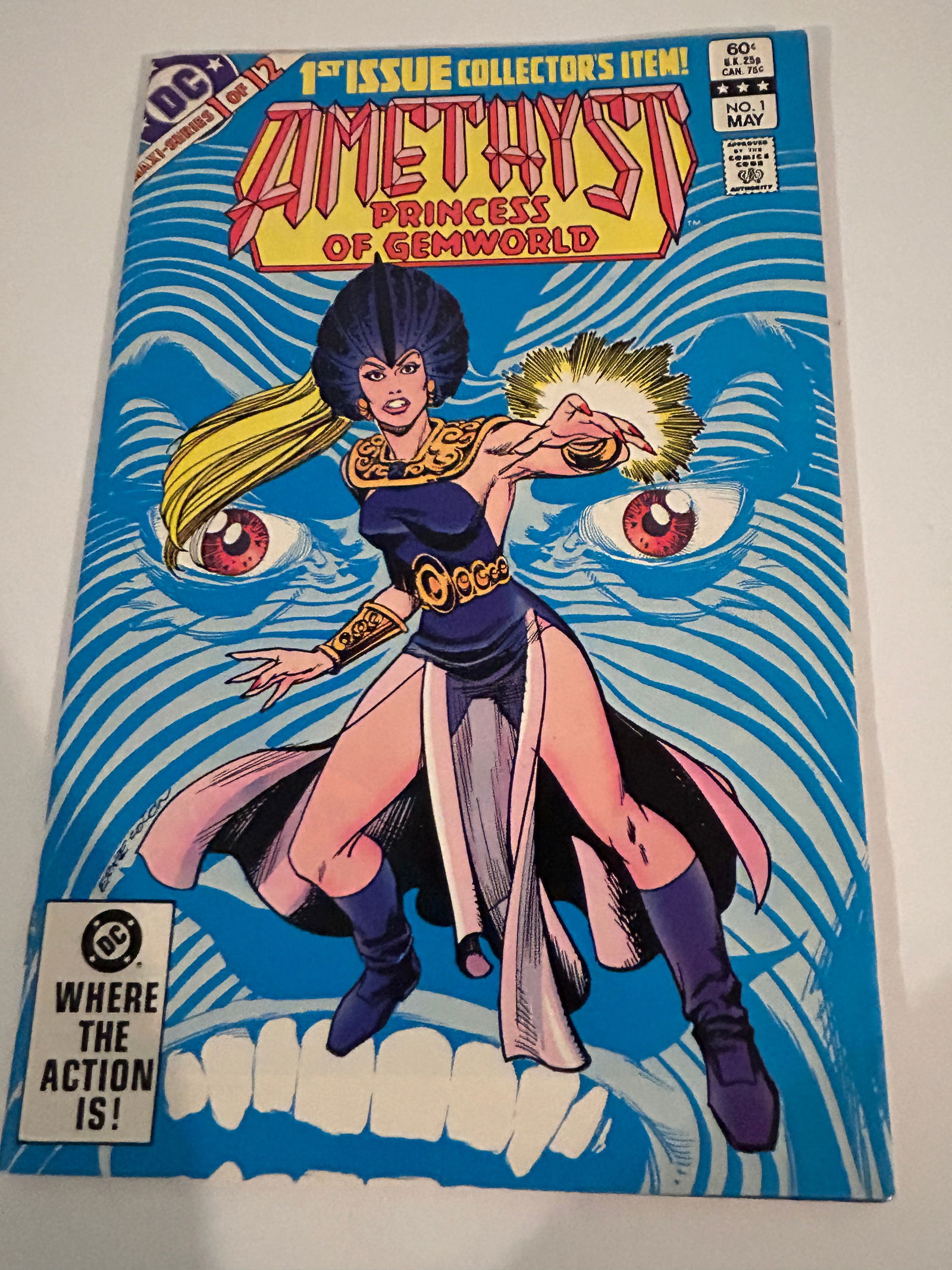 Vintage Comic Book Amethyst # 1: Vintage Comic Book Amethyst # 1 Please view all photos as they are part of the description and condition of this Item, Feel free to contact me with questions or picture requests! Used Item AS IS
