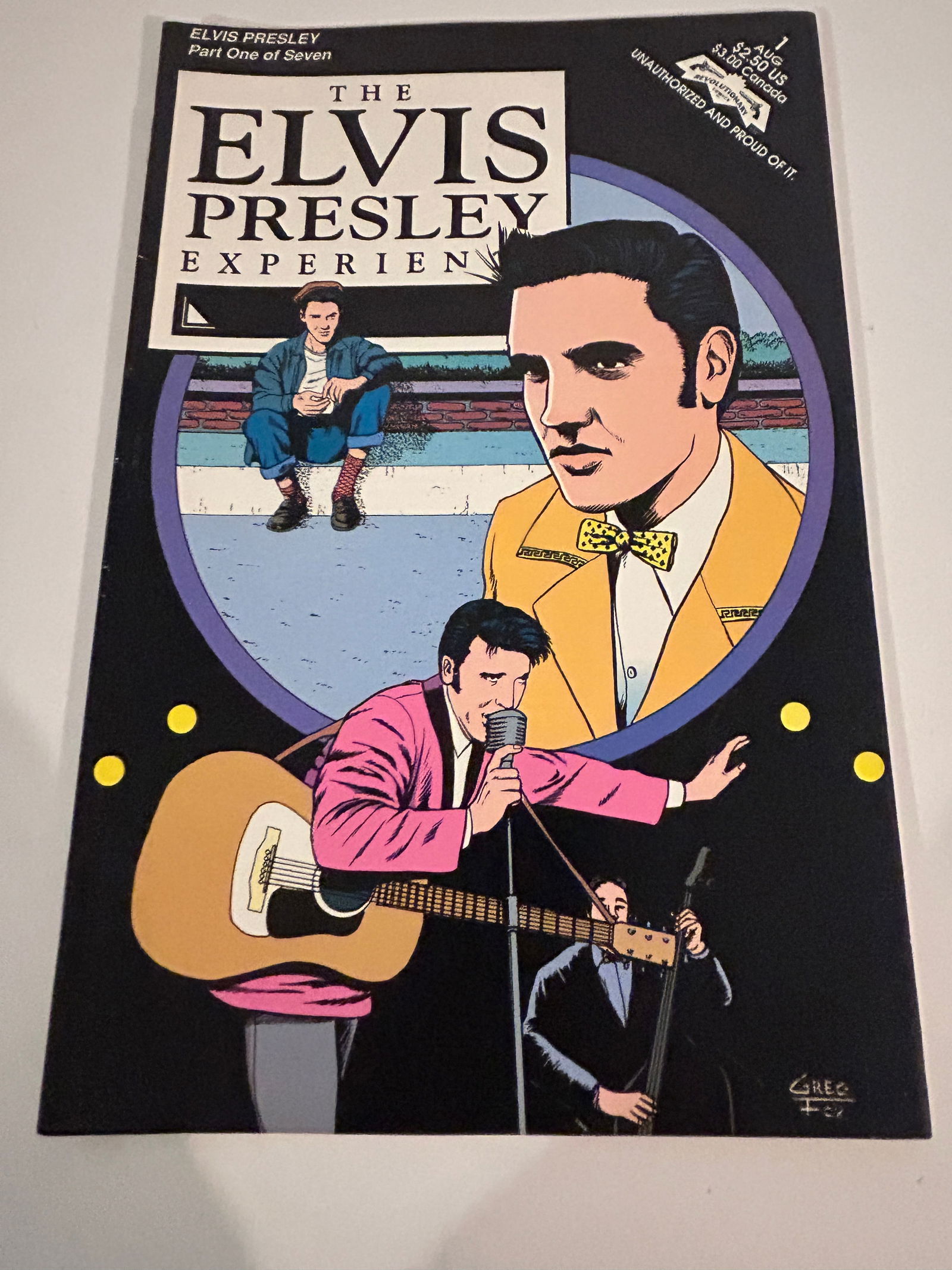 Vintage Comic Book Elvis Presley # 1 (1 of 3)
