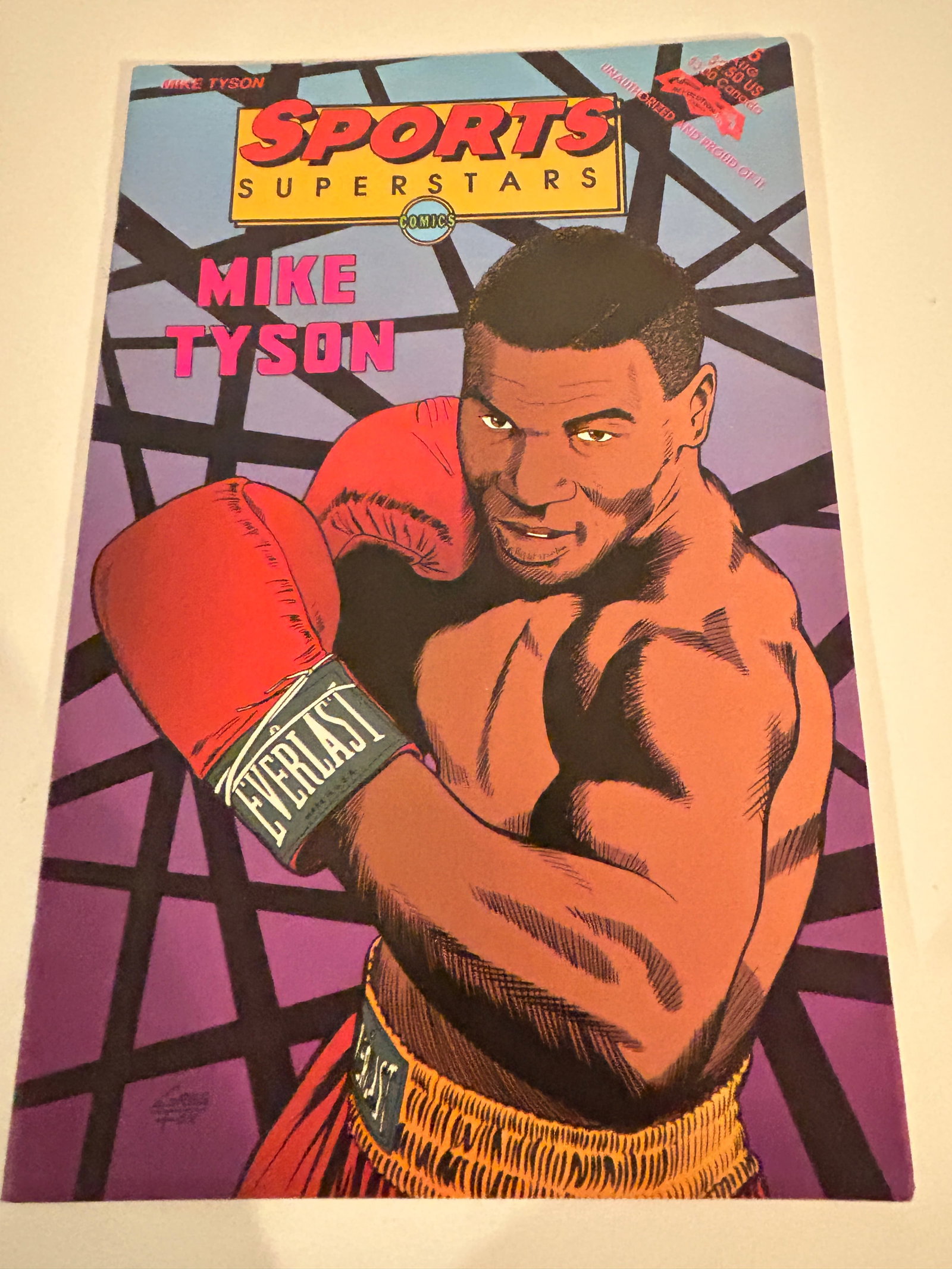 Vintage Comic Book Mike Tyson # 5: Vintage Comic Book Mike Tyson # 5 Please view all photos as they are part of the description and condition of this Item, Feel free to contact me with questions or picture requests! Used Item AS IS