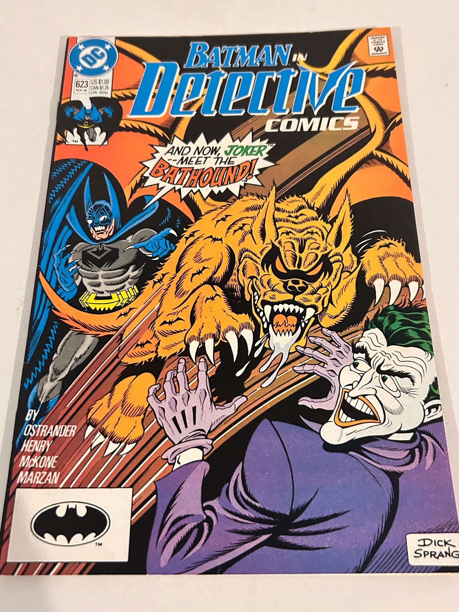 Vintage Comic Book Detective Comics # 623 (1 of 3)