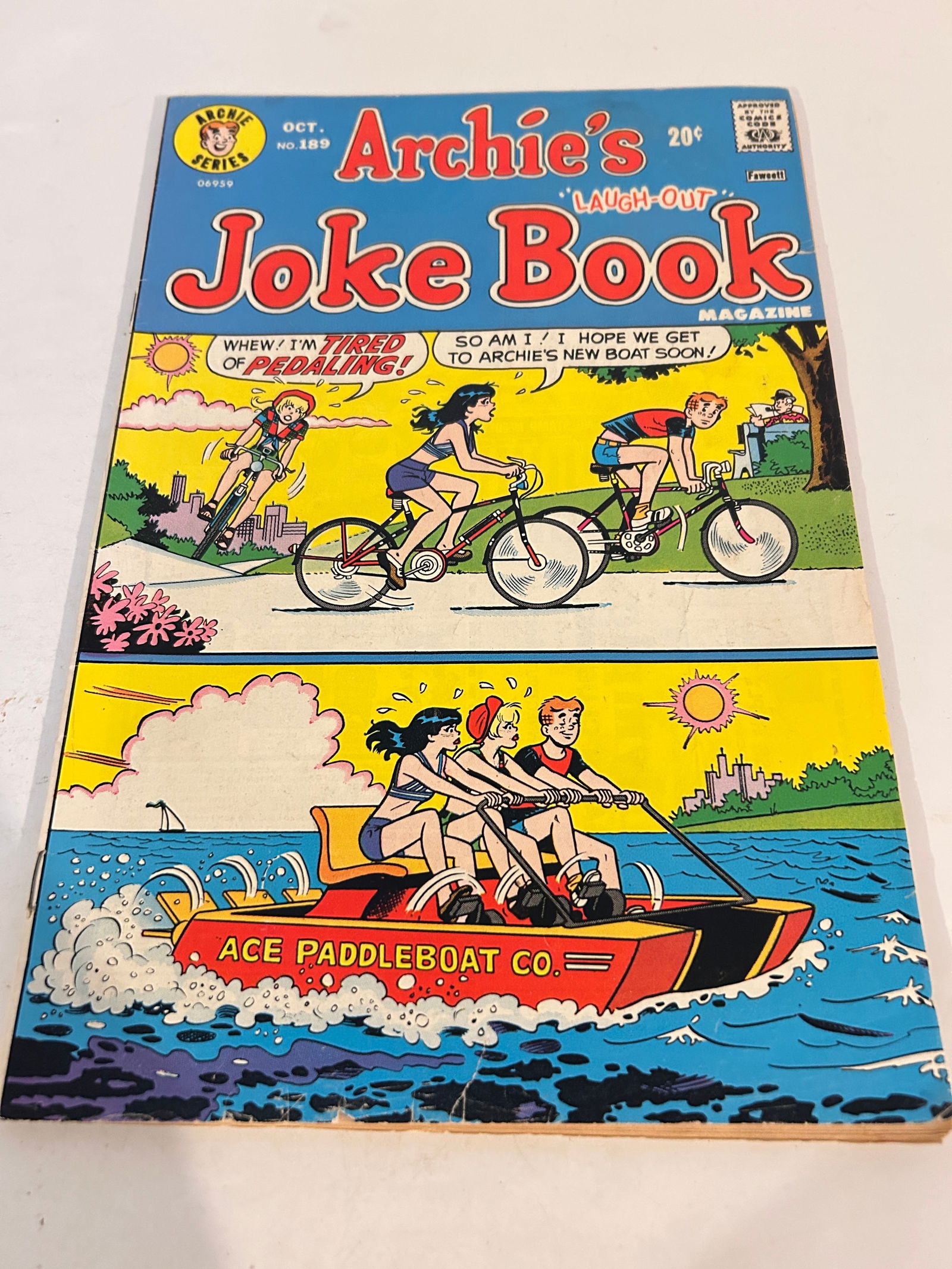 Vintage Comic Book Archie # 189 (1 of 2)