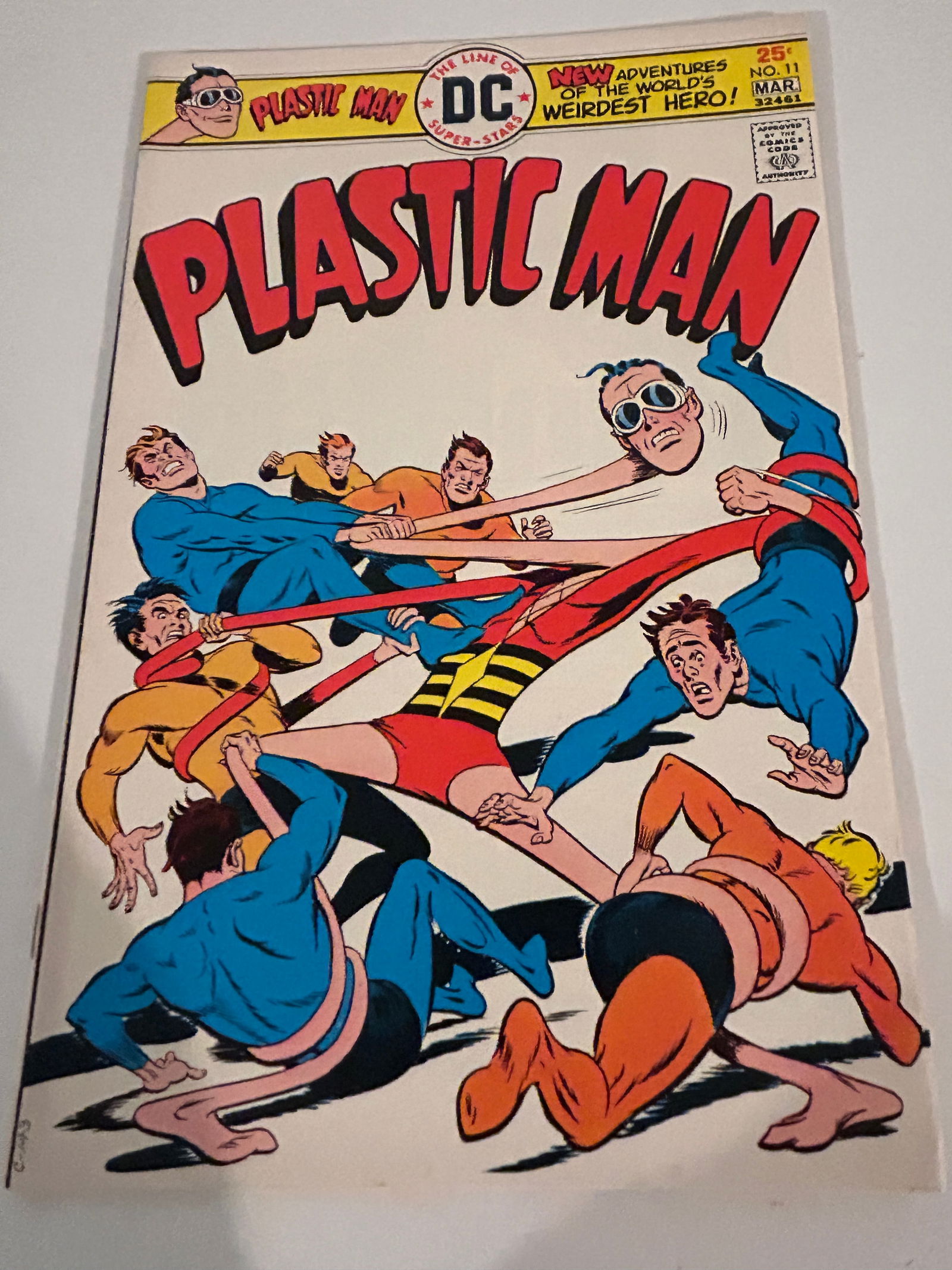 Vintage Comic Book Plastic Man # 11: Vintage Comic Book Plastic Man # 11 Please view all photos as they are part of the description and condition of this Item, Feel free to contact me with questions or picture requests! Used Item AS IS