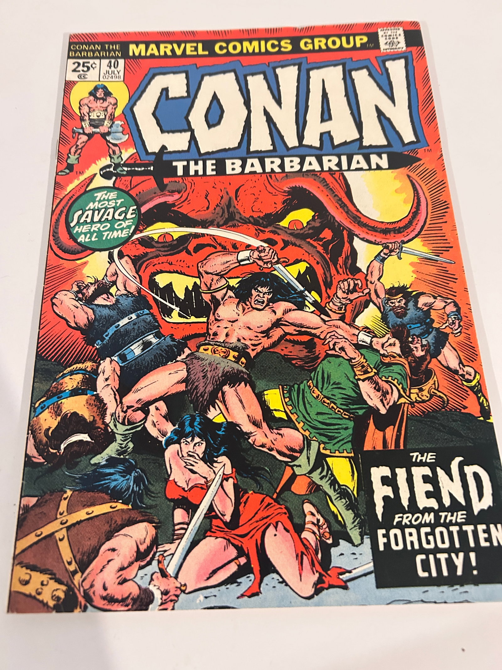 Vintage Comic Book Conan # 40: Vintage Comic Book Conan # 40 Please view all photos as they are part of the description and condition of this Item, Feel free to contact me with questions or picture requests! Used Item AS IS