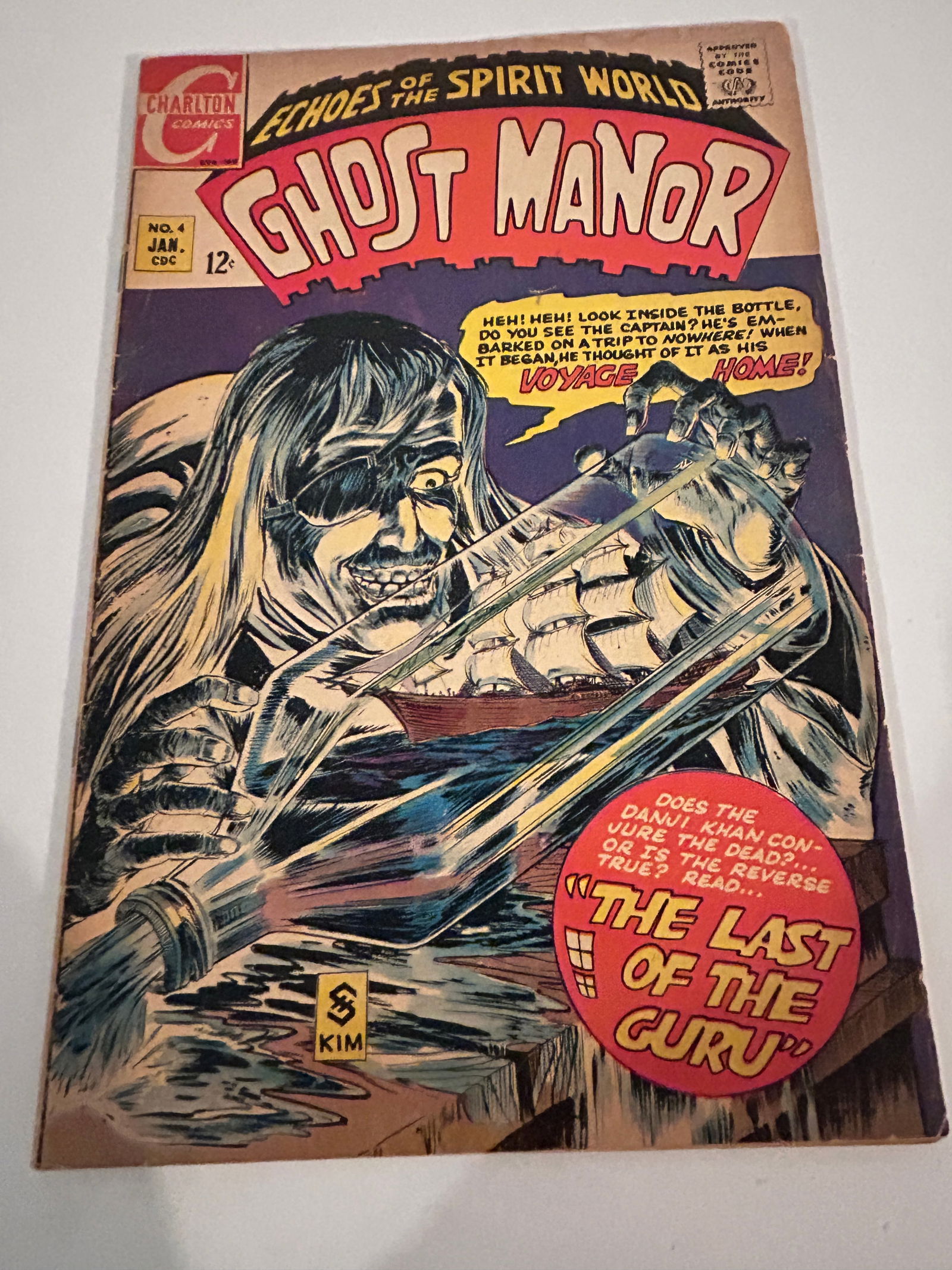 Vintage Comic Book Ghost Manor # 4 (1 of 3)