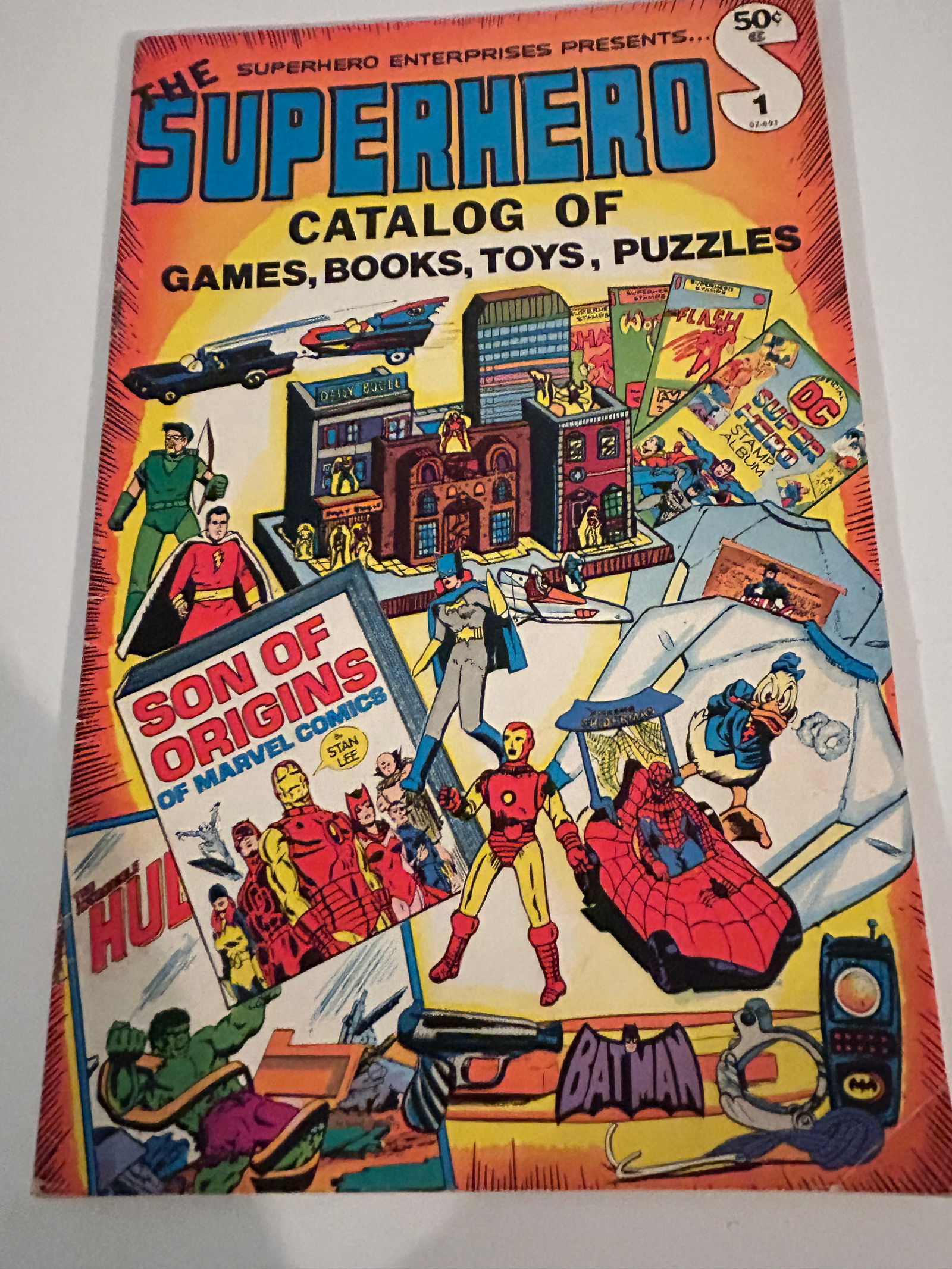 Vintage Comic Book Super Heros Catalog # 1 (1 of 3)