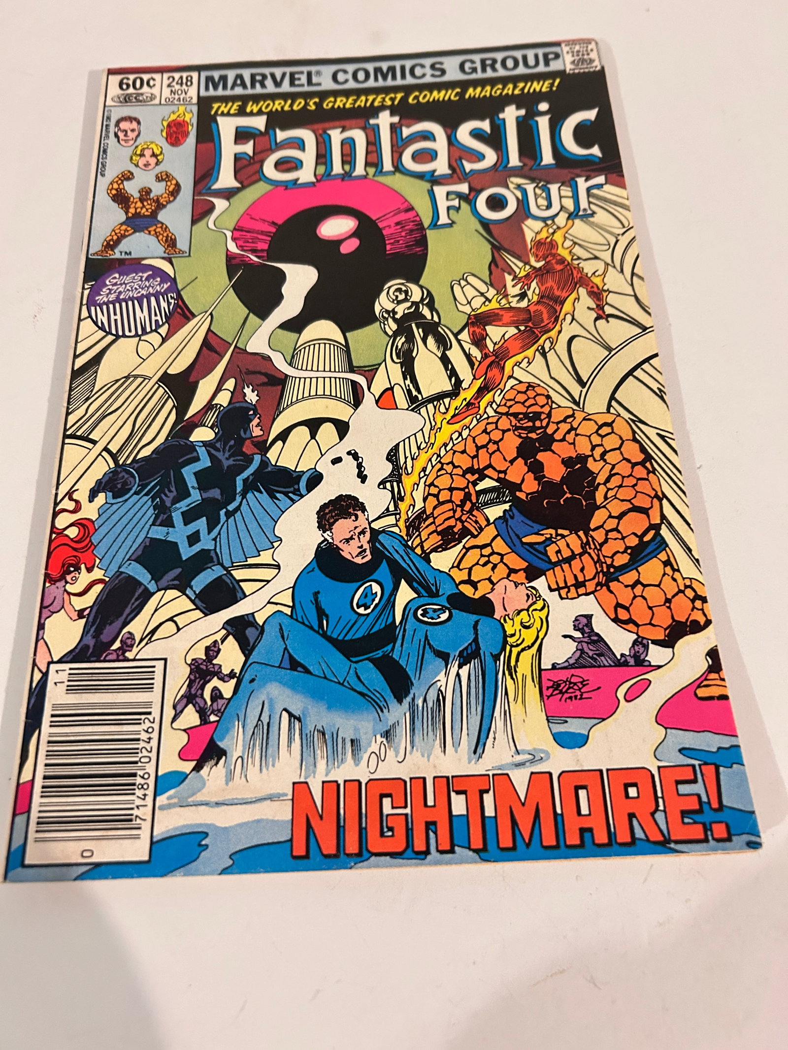 Vintage Comic Book Fantastic Four # 248 news stand: Vintage Comic Book Fantastic Four # 248 news stand Please view all photos as they are part of the description and condition of this Item, Feel free to contact me with questions or picture requests! Us