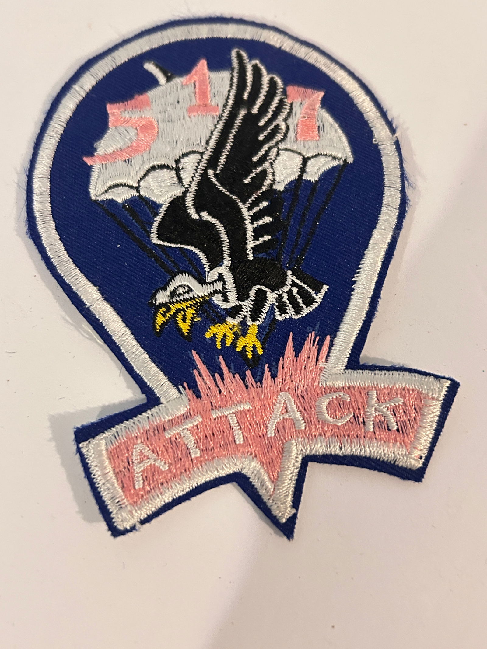 US WWII Army 517th Parachute Inf Airborne Patch (1 of 3)