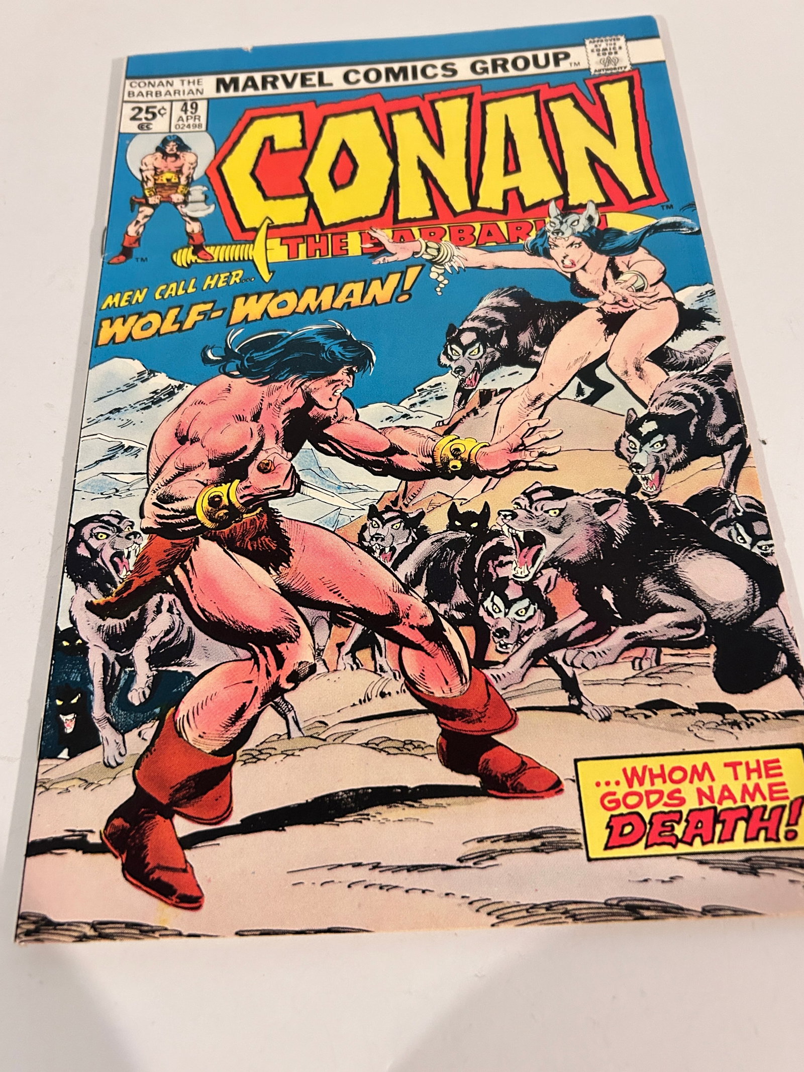 Vintage Comic Book Conan the Barbarian # 49: Vintage Comic Book Conan the Barbarian # 49 Please view all photos as they are part of the description and condition of this Item, Feel free to contact me with questions or picture requests! Used Item