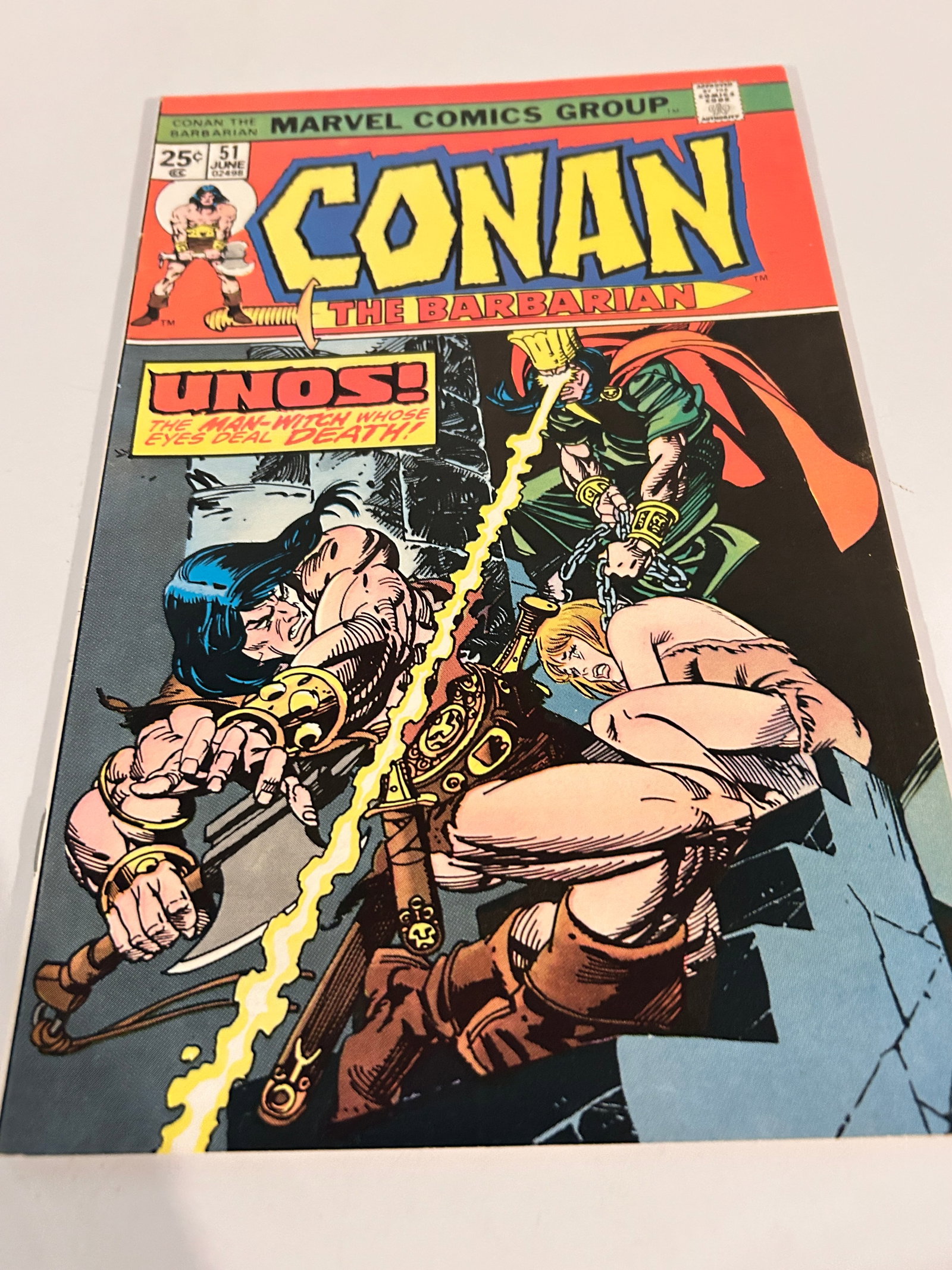 Vintage Comic Book Conan the Barbarian # 51: Vintage Comic Book Conan the Barbarian # 51 Please view all photos as they are part of the description and condition of this Item, Feel free to contact me with questions or picture requests! Used Item