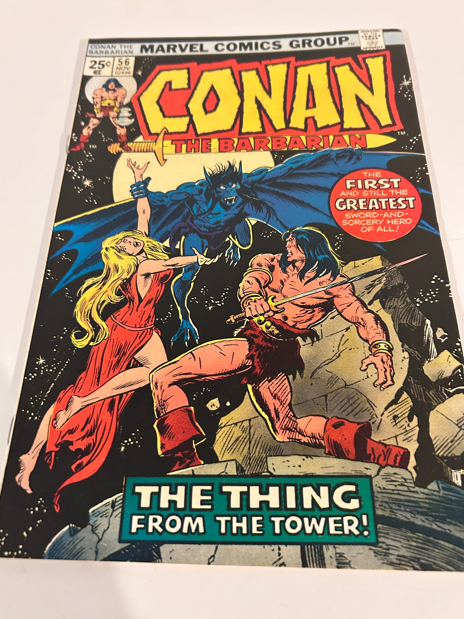 Vintage Comic Book Conan the Barbarian # 56: Vintage Comic Book Conan the Barbarian # 56 Please view all photos as they are part of the description and condition of this Item, Feel free to contact me with questions or picture requests! Used Item