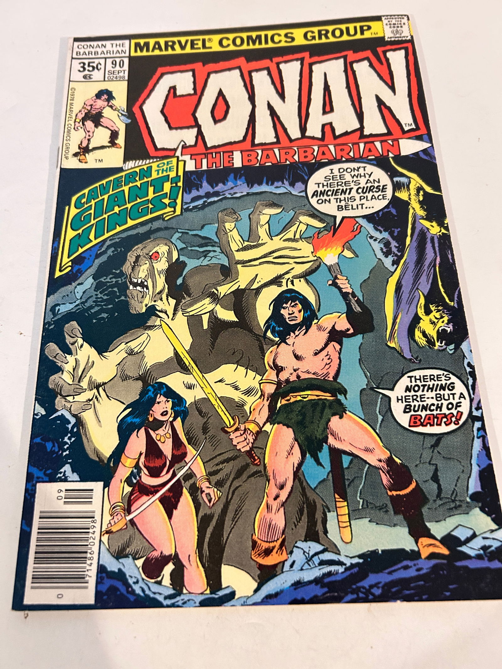 Vintage Comic Book Conan The Barbarian # 90