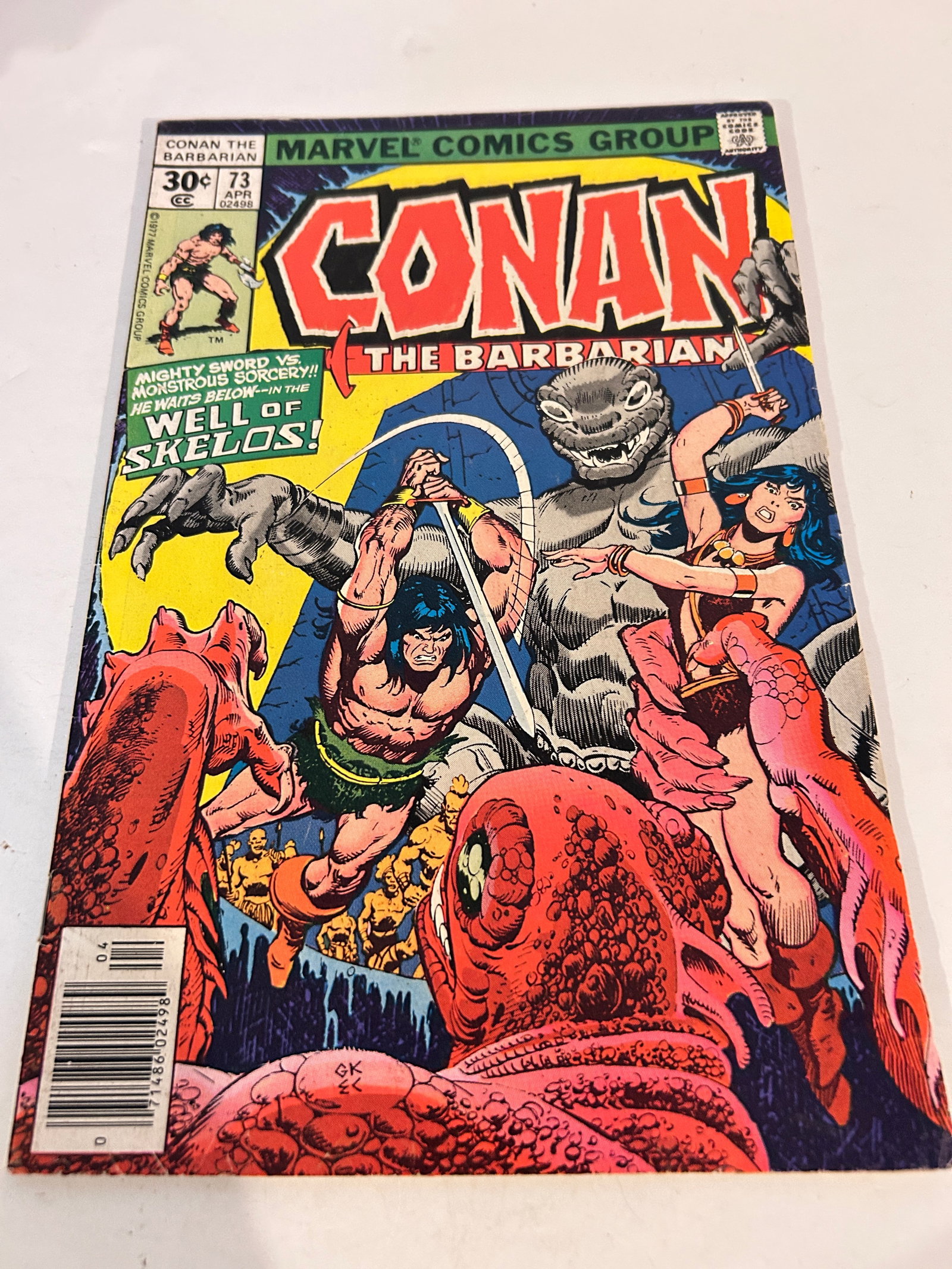 Vintage Comic Book Conan The Barbarian # 73: Vintage Comic Book Conan The Barbarian # 73 Please view all photos as they are part of the description and condition of this Item, Feel free to contact me with questions or picture requests! Used Item