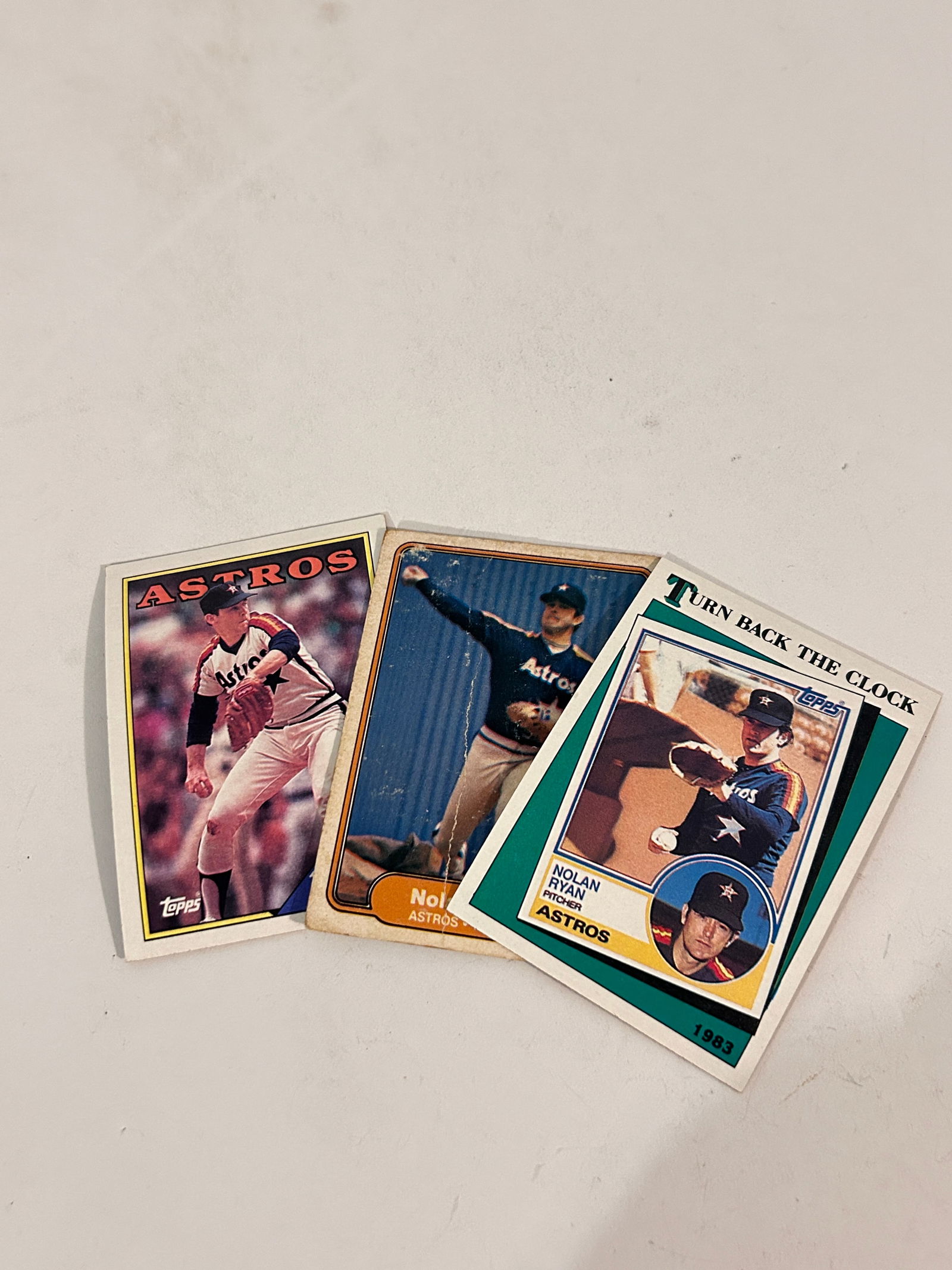Vintage 3 Baseball Cards Nolan Ryan (1 of 3)