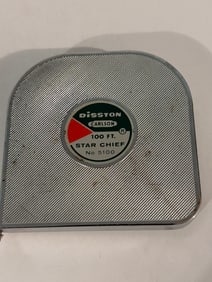 Vintage Disston 100ft Tap Measure # 5100