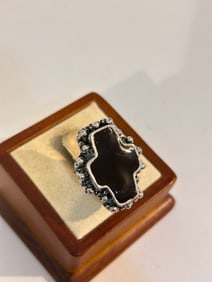 Vintage black Custom Ring 6