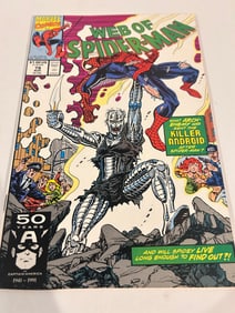 Vintage Comic Book Web of Spider-Man # 79