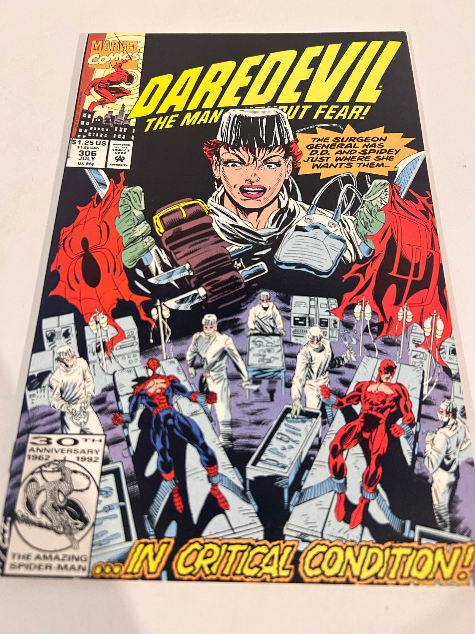 Vintage Comic Book Daredevil # 306 (1 of 3)