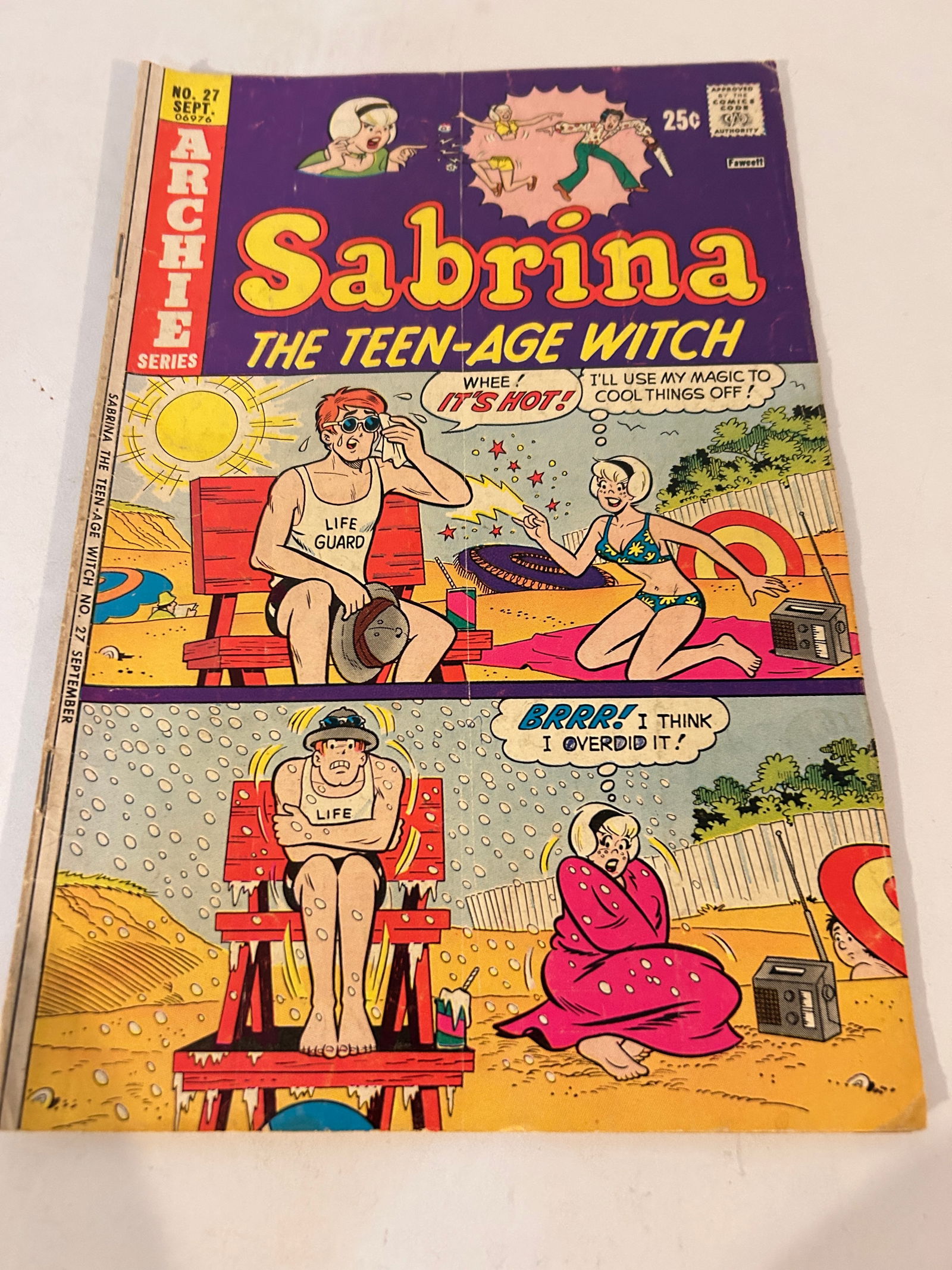 Vintage Comic Book Sabrina # 27 (1 of 3)