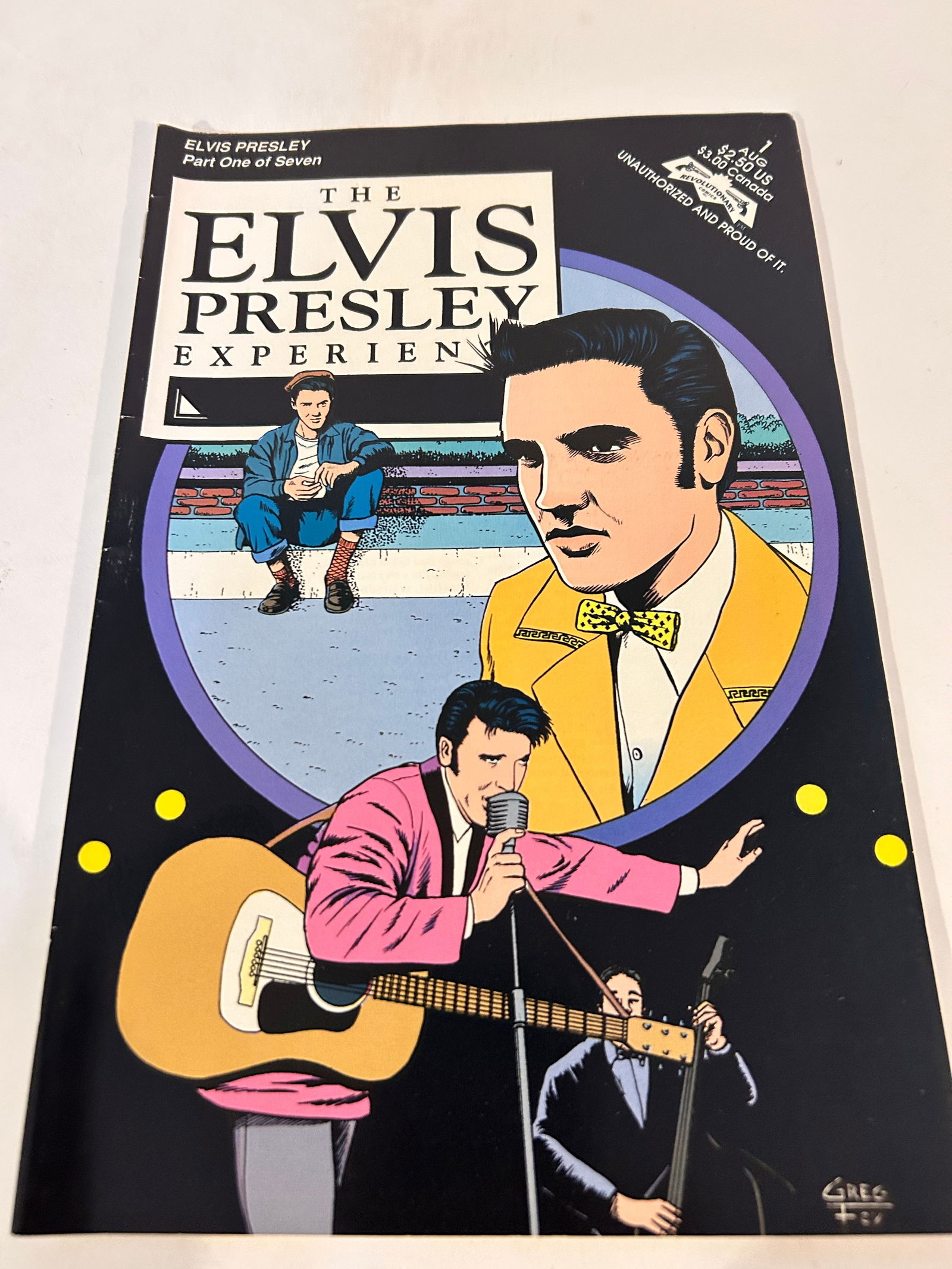 Vintage Comic Book Elvis Presley # 1 (1 of 3)