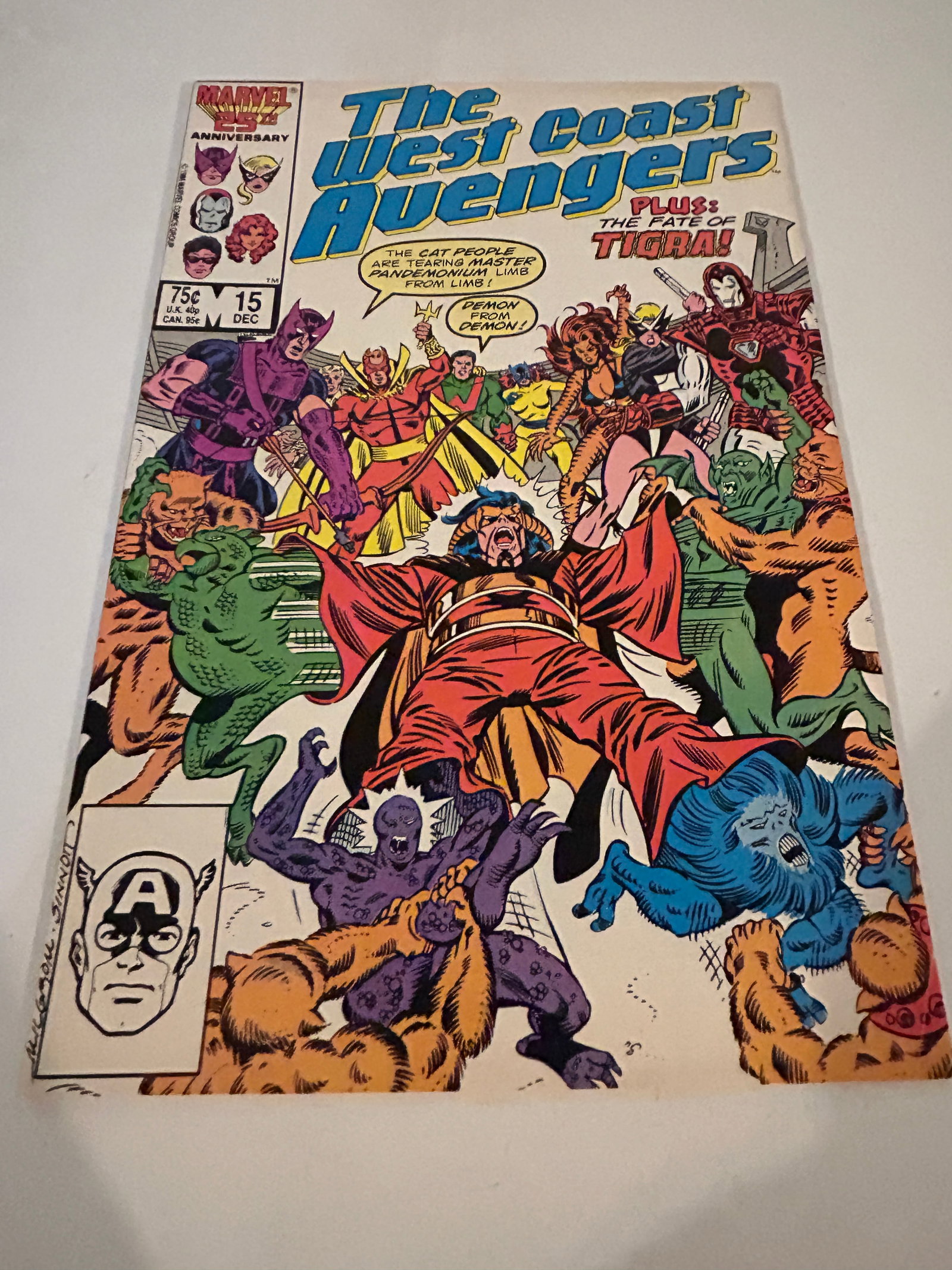 Vintage Comic Book West Coast Avengers # 15: Vintage Comic Book West Coast Avengers # 15 Please view all photos as they are part of the description and condition of this Item, Feel free to contact me with questions or picture requests! Used Item