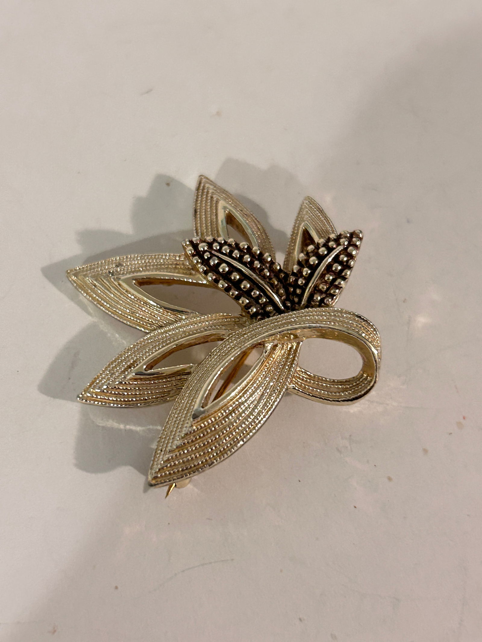 Vintage Boucher Marboux Gold Toned # 359 Brooch (1 of 5)