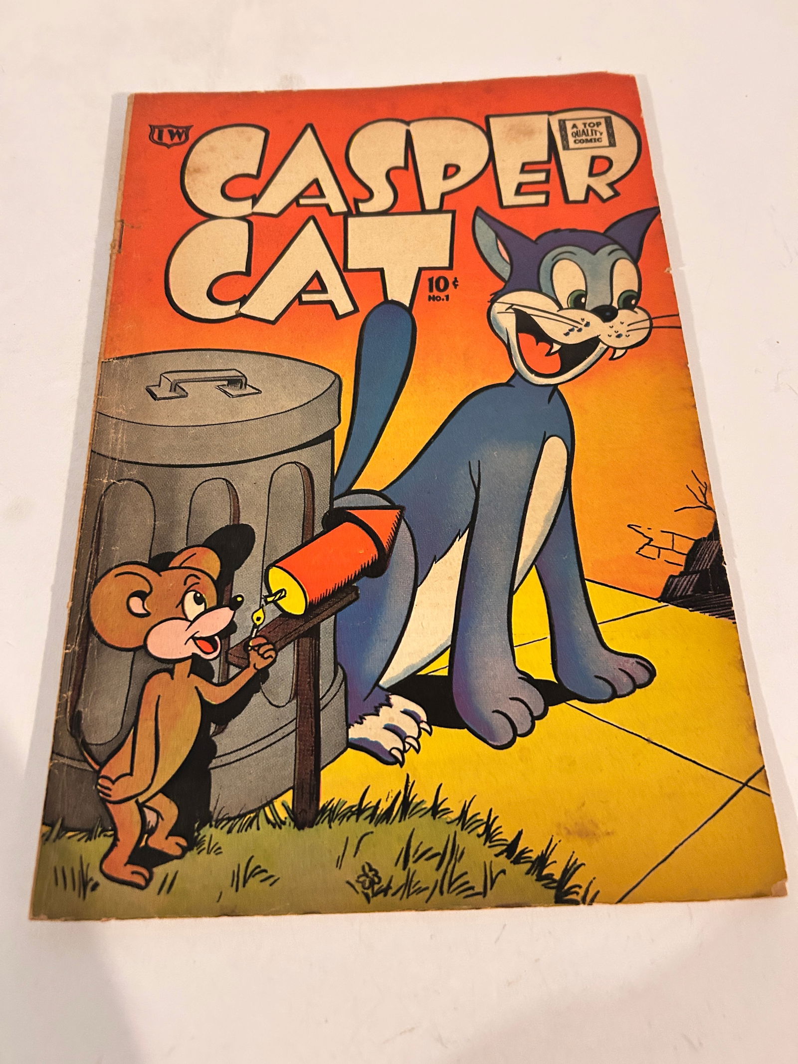 Vintage Comic Book Casper Cat # 1 (1 of 3)
