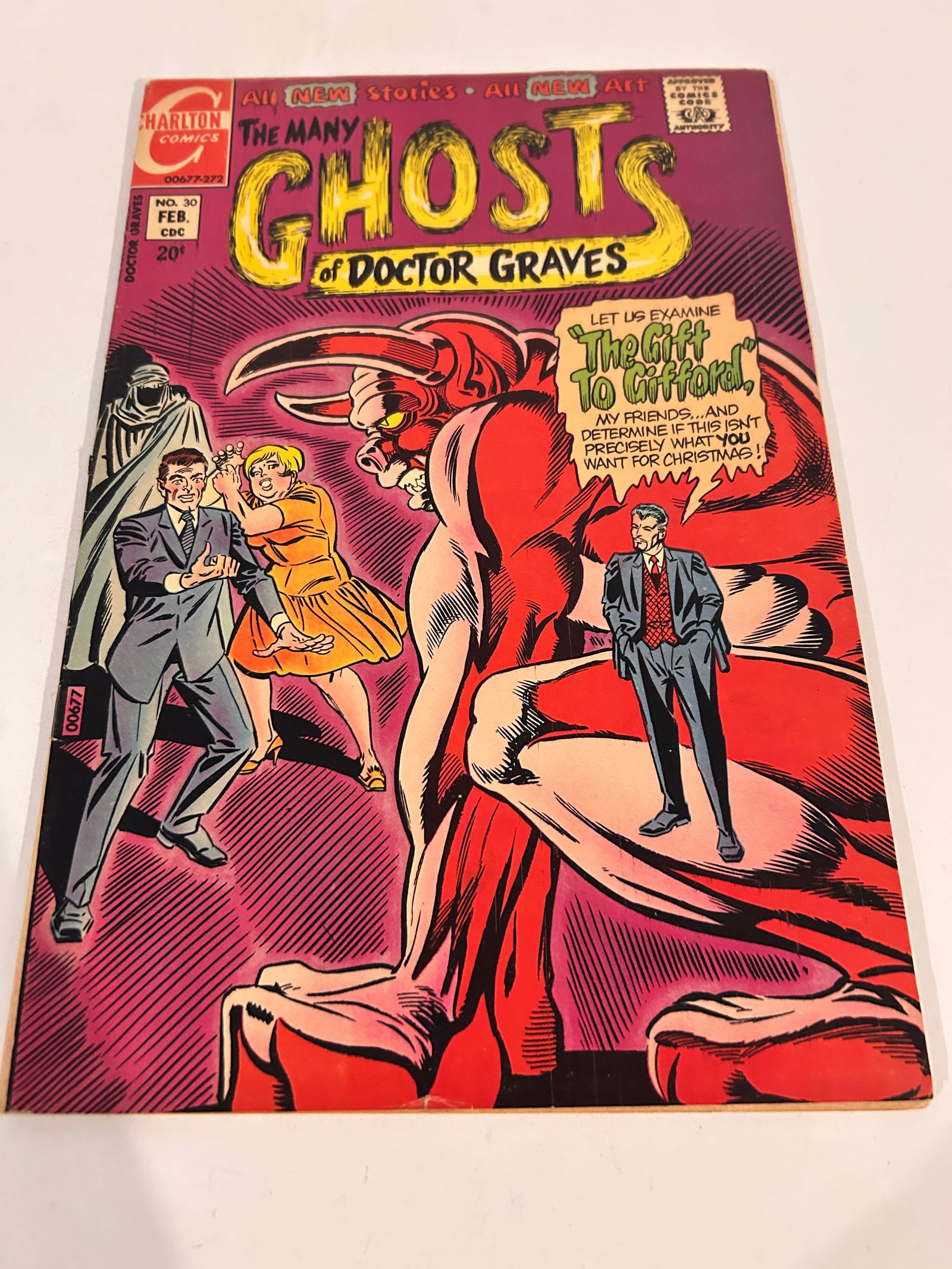 Vintage Comic Book Ghost of Doctor Graves # 30 (1 of 3)