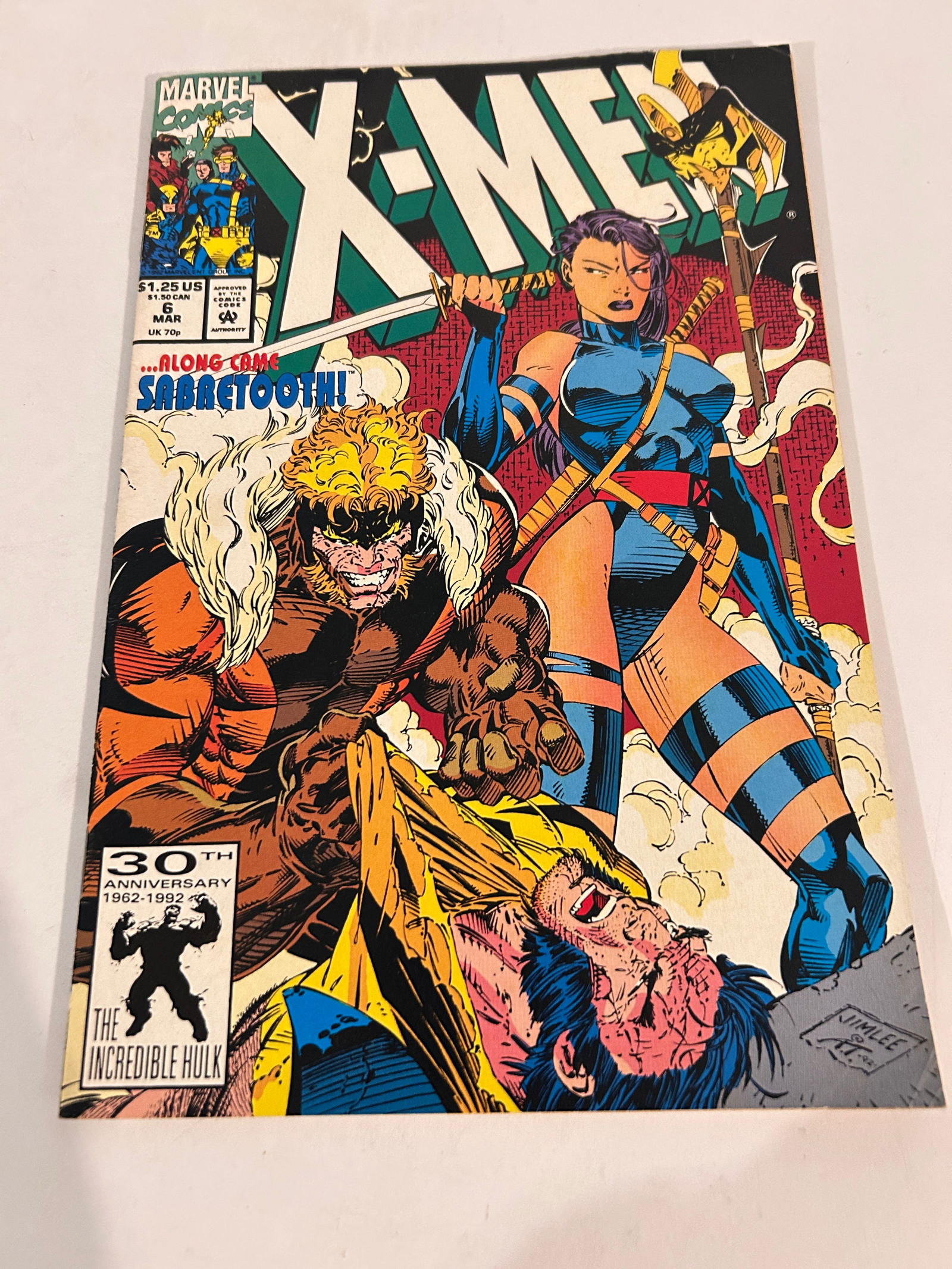 Vintage Comic Book X-Men # 6 (1 of 3)