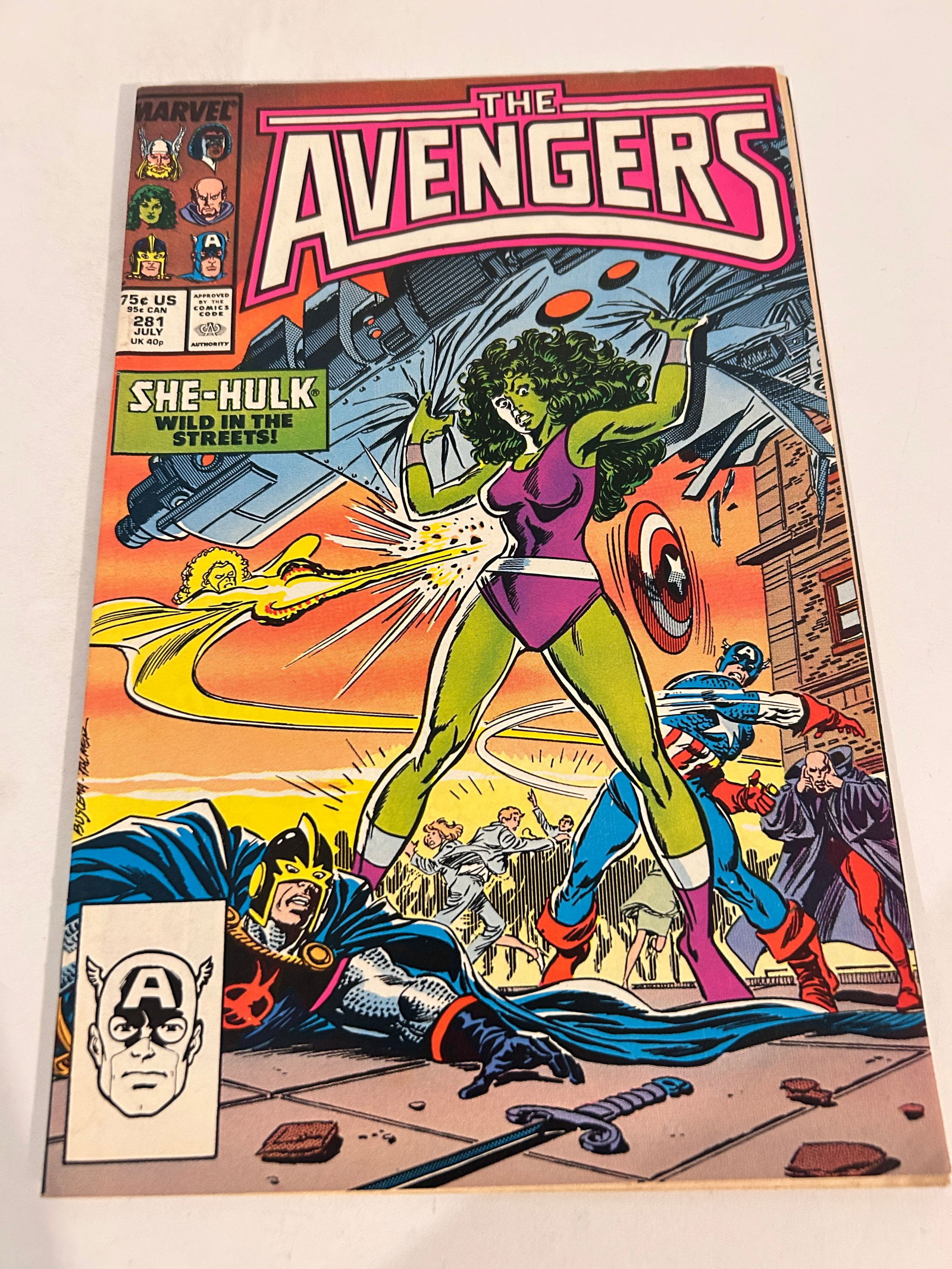 Vintage Comic Book The Avengers # 281 (1 of 3)