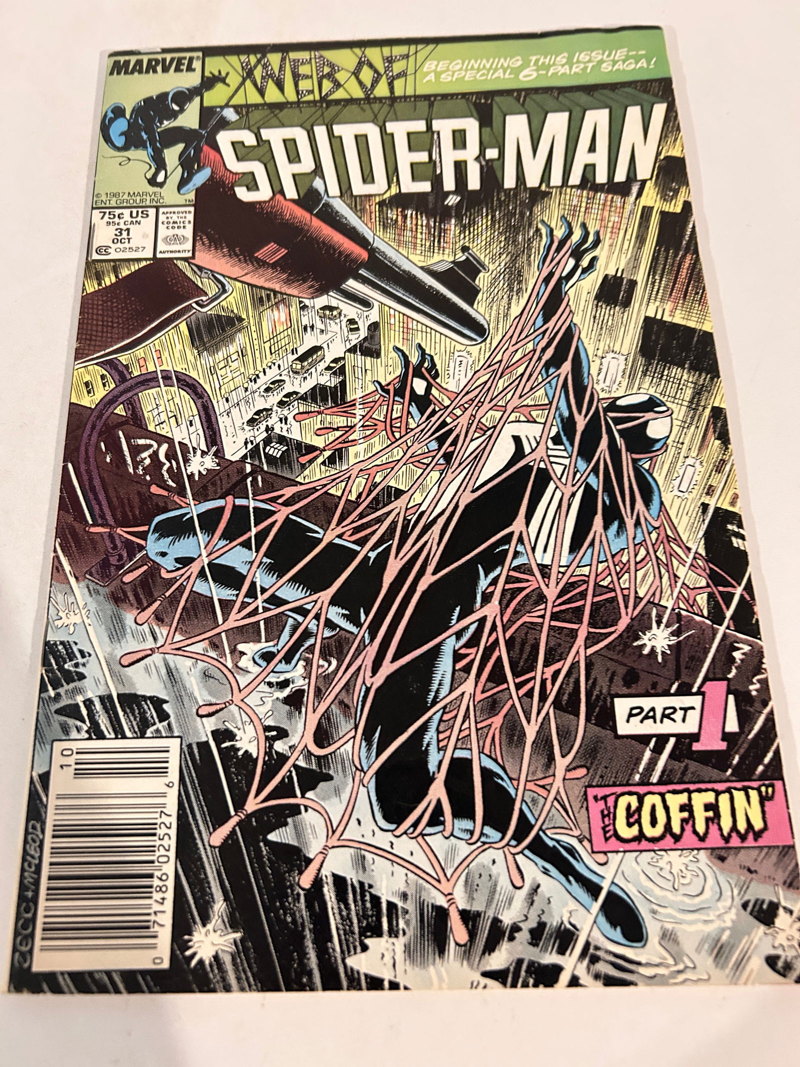 Vintage Comic Book Web 0f Spider-Man # 31 (1 of 3)