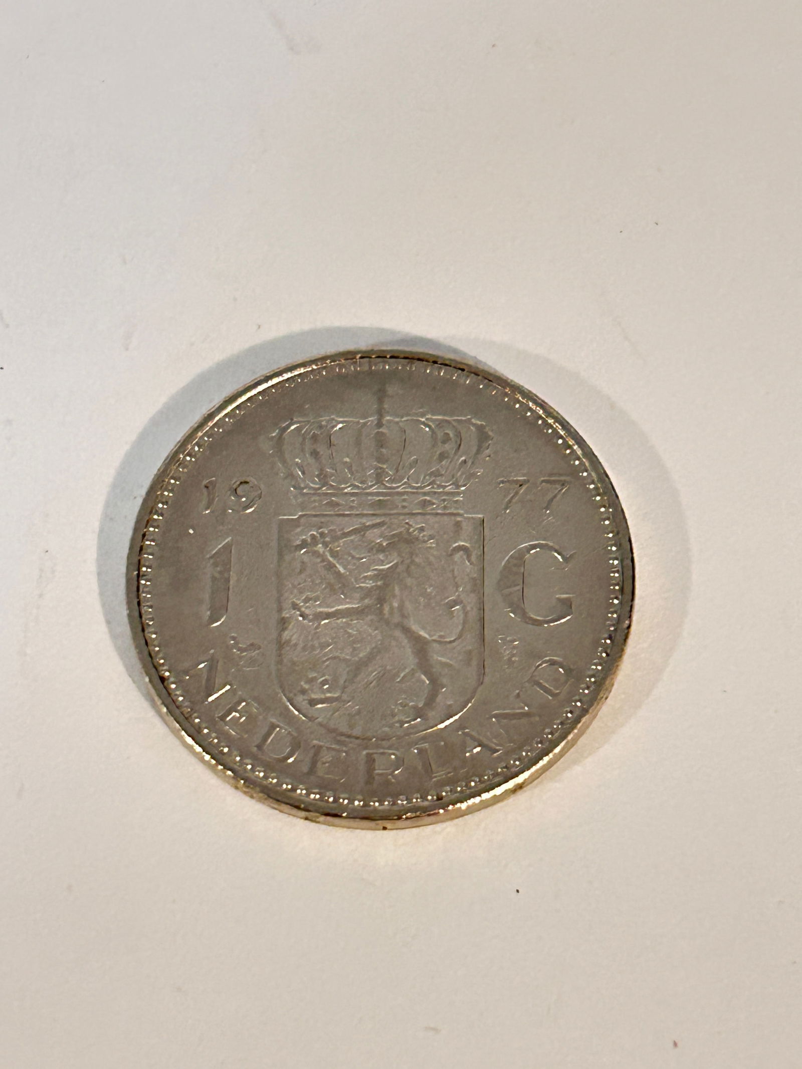 Netherlands 1977 1 Gulden Silver Coin (1 of 3)