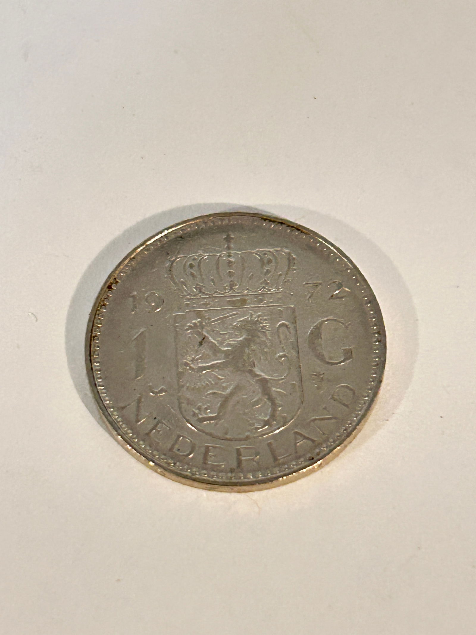 Netherlands 1972 1 Gulden Silver Coin (1 of 3)
