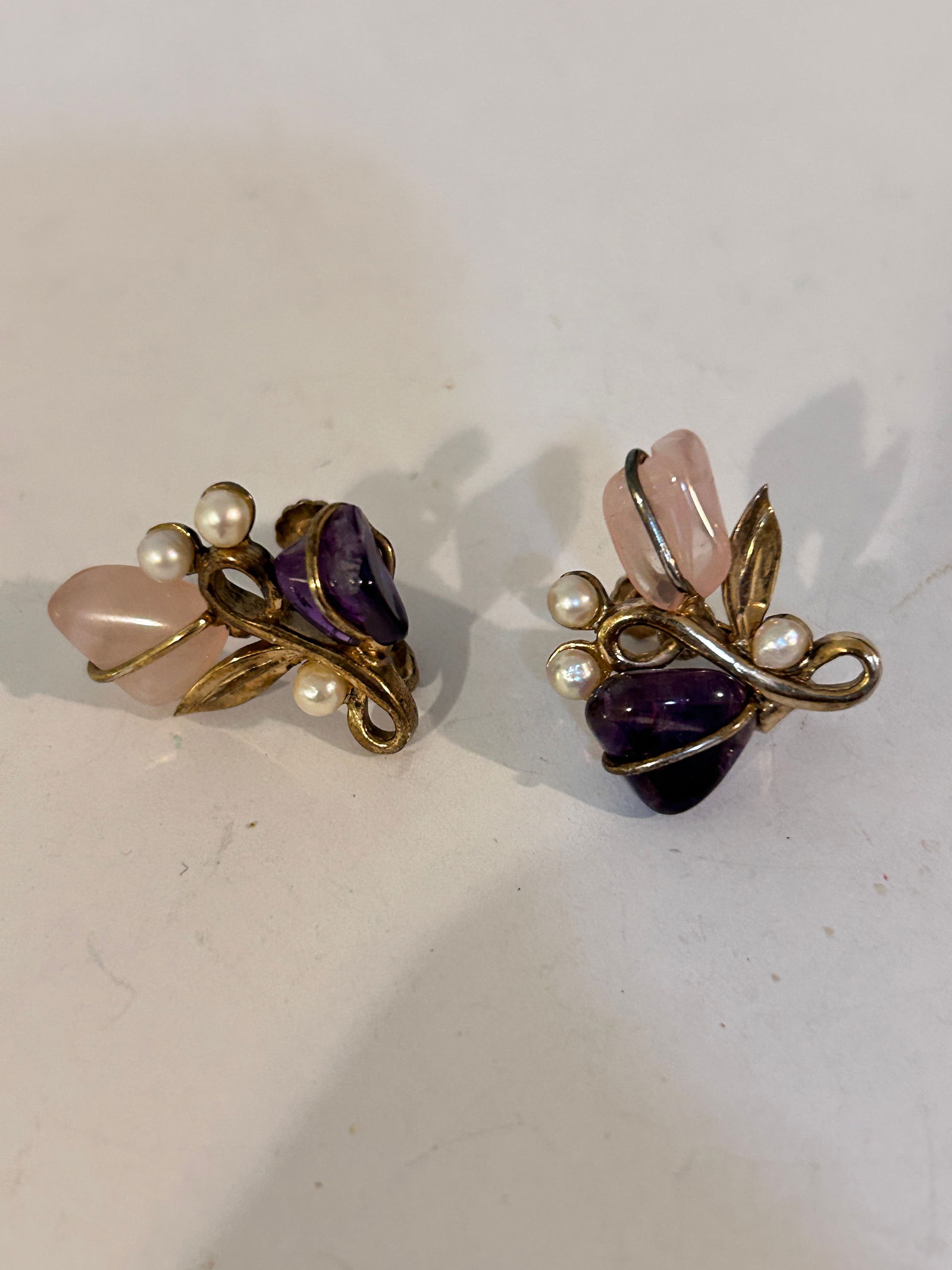 Vintage Gem Stone Earrings (1 of 4)