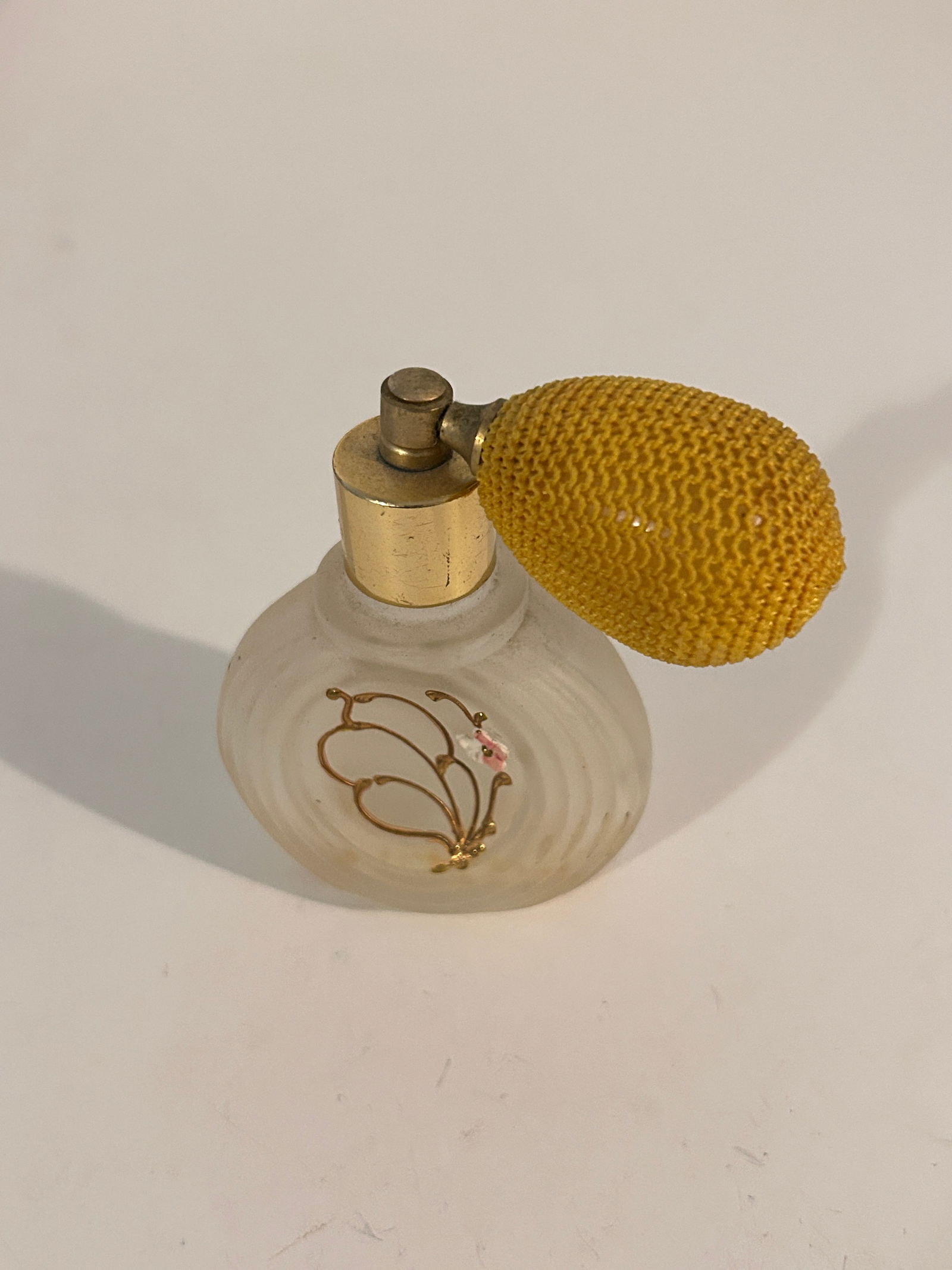 Vintage Italian Art Glass Atomizer Perfume Spritzer 18k Gold Hand Painted (1 of 5)