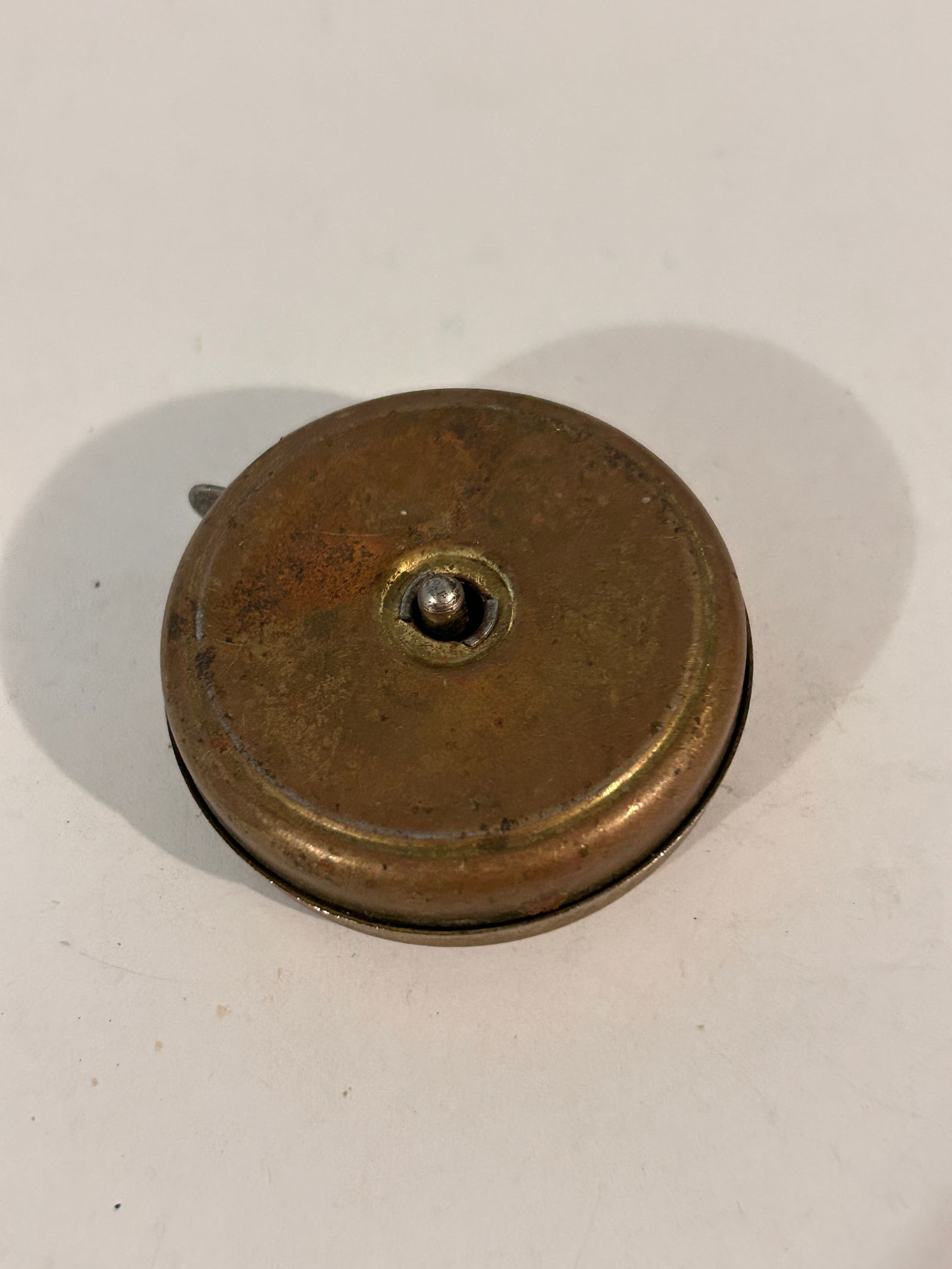 Vintage brass tape measure 2" (1 of 3)