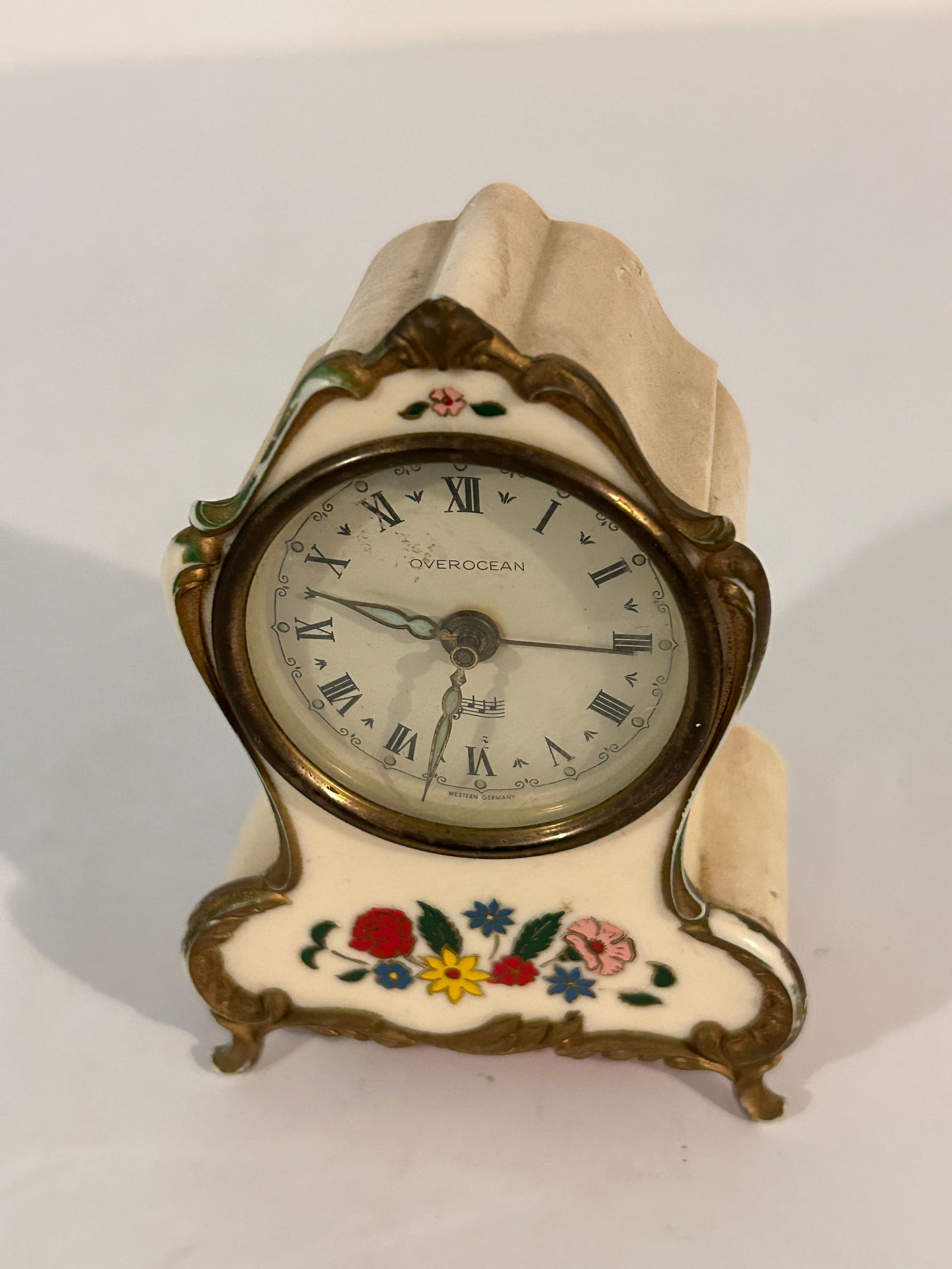 Vintage OverOcean Alarm Clock West Germany Working Very Good (1 of 5)