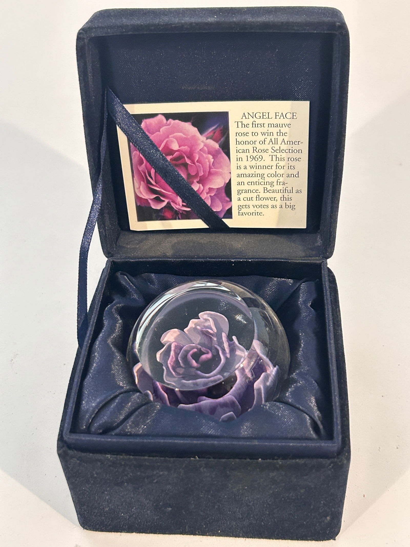 Eye glass studio Angel Face Paper weight serie floral: Eye glass studio Angel Face Paper weight serie floral Please view all photos as they are part of the description and condition of this Item, Feel free to contact me with questions or picture requests!