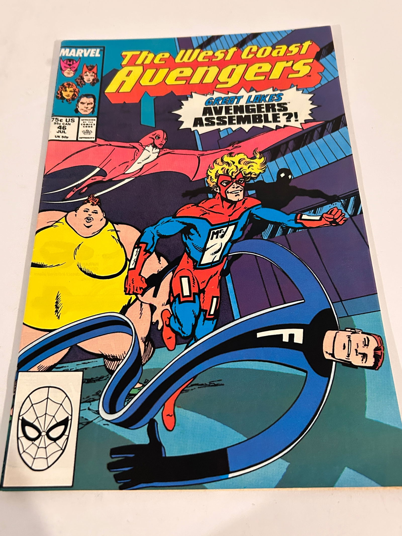Vintage Comic Book the West Coast Avengers # 46 (1 of 3)