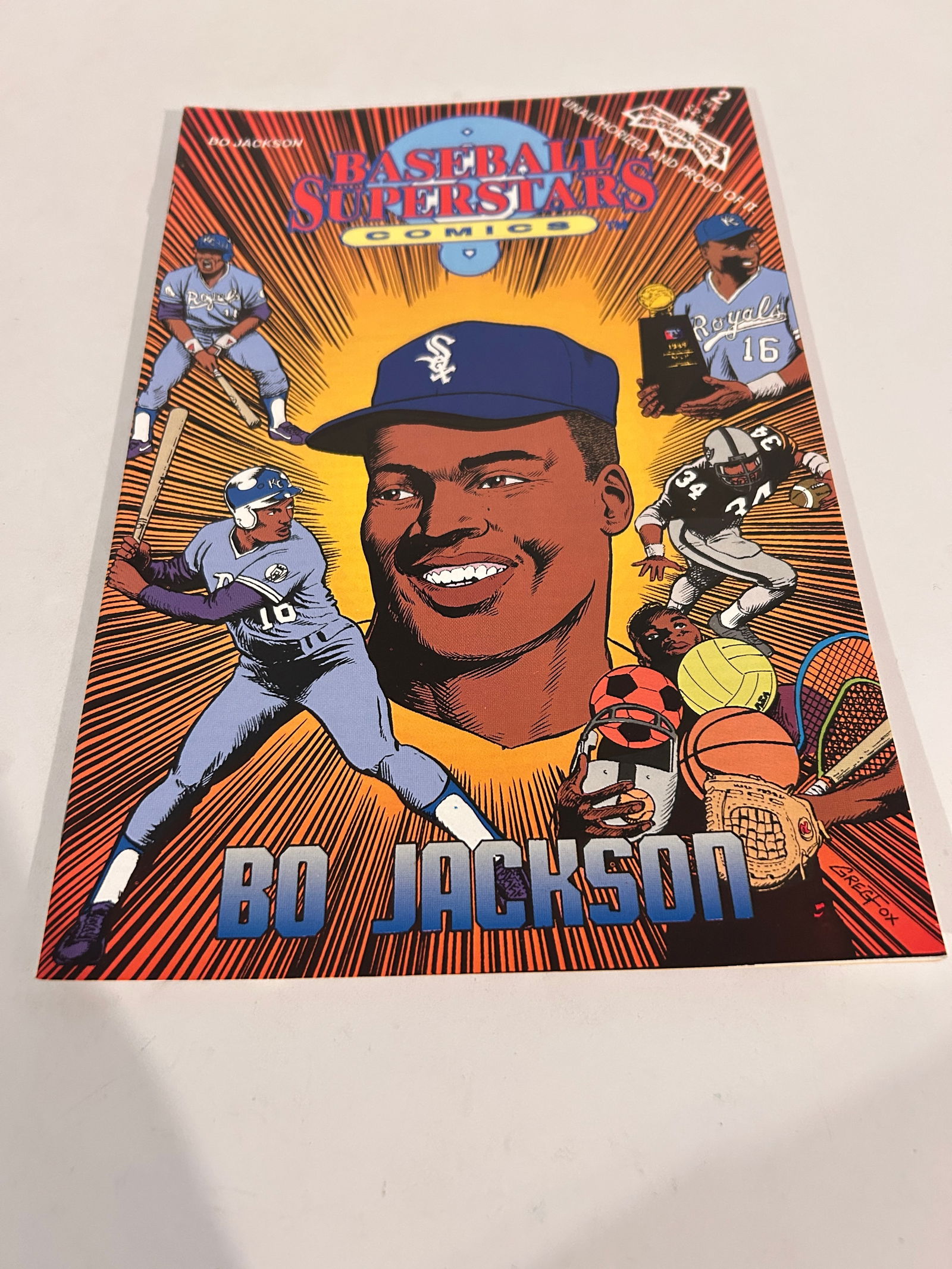 Vintage Comic Book Bo Jackson # 2 (1 of 3)