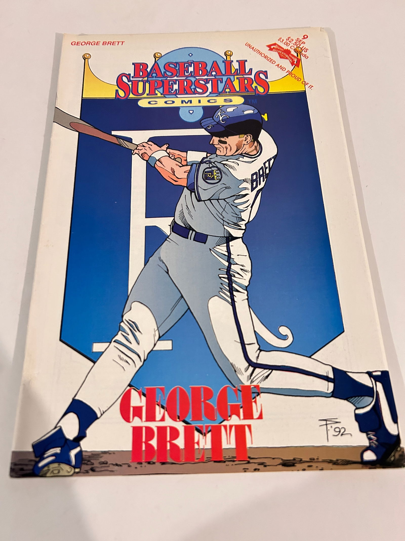 Vintage Comic Book George Brett # 9 (1 of 3)