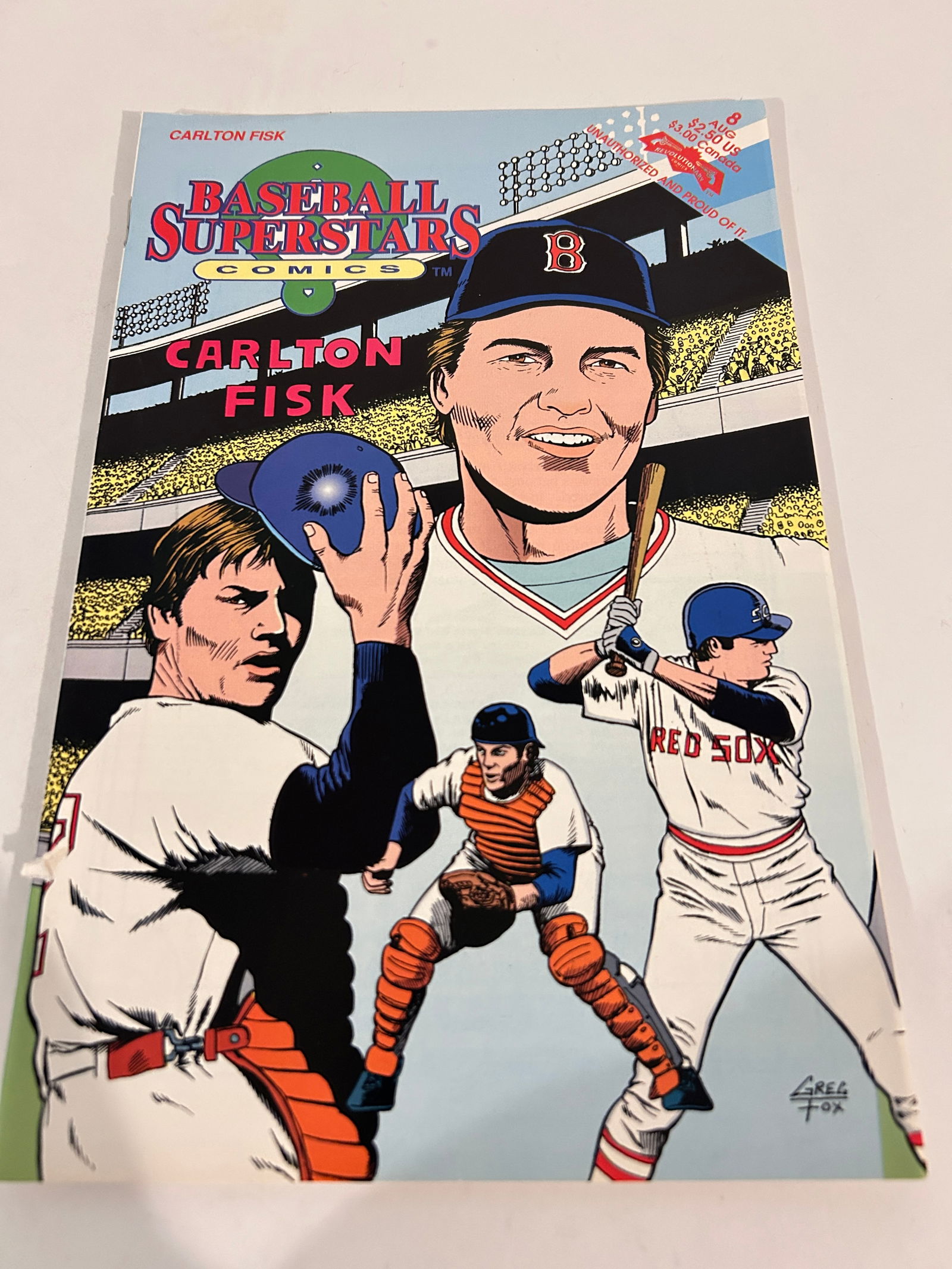 Vintage Comic Book Carlton Fisk # 8 (1 of 3)