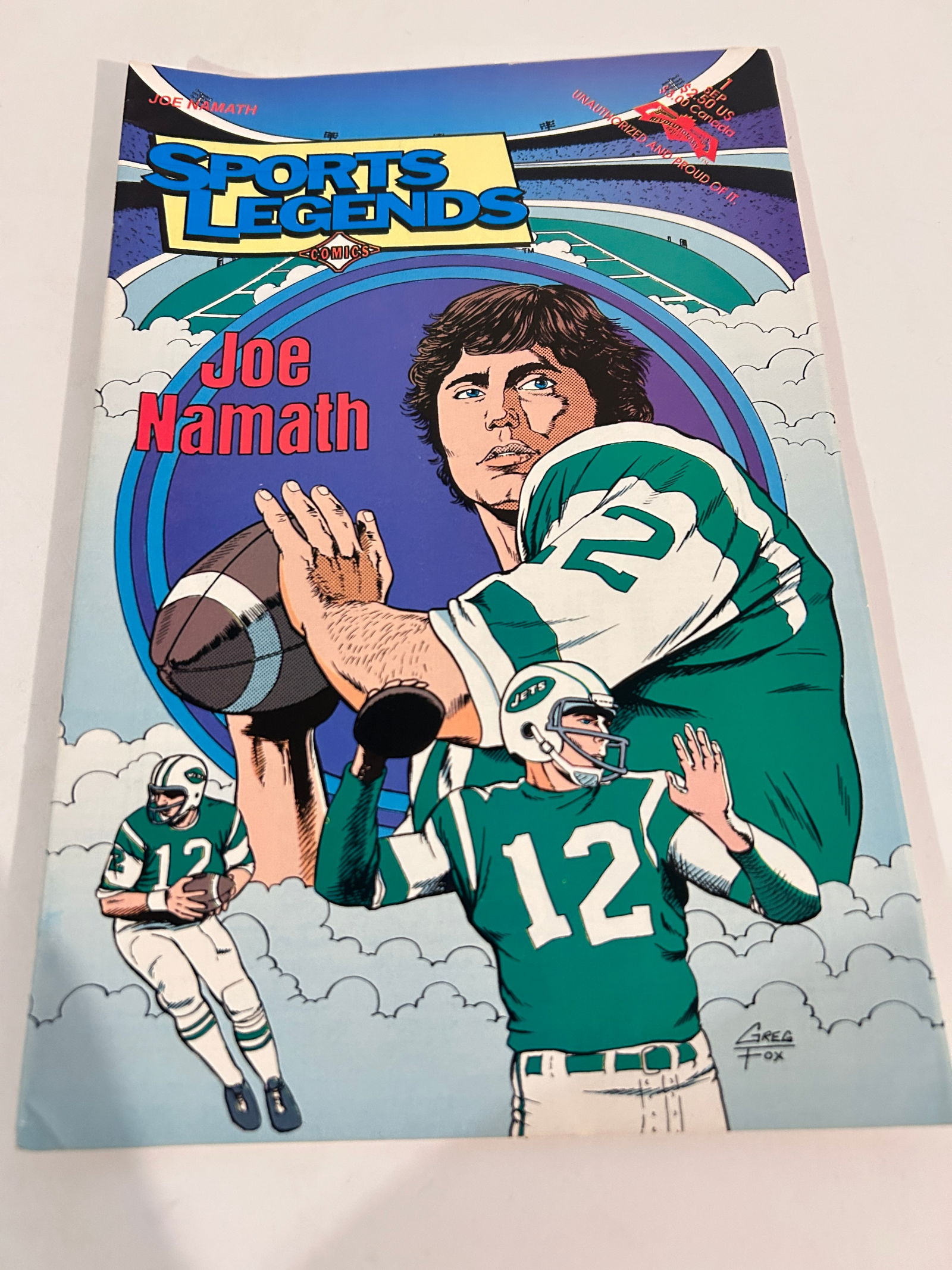 Vintage Comic Book Joe Namath # 1 (1 of 3)