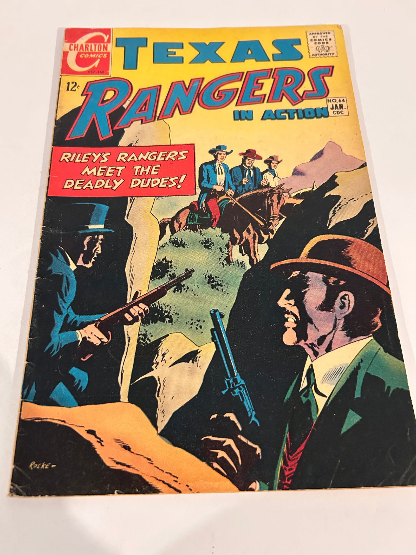 Vintage Comic Book Texas Ragers # 64 (1 of 3)