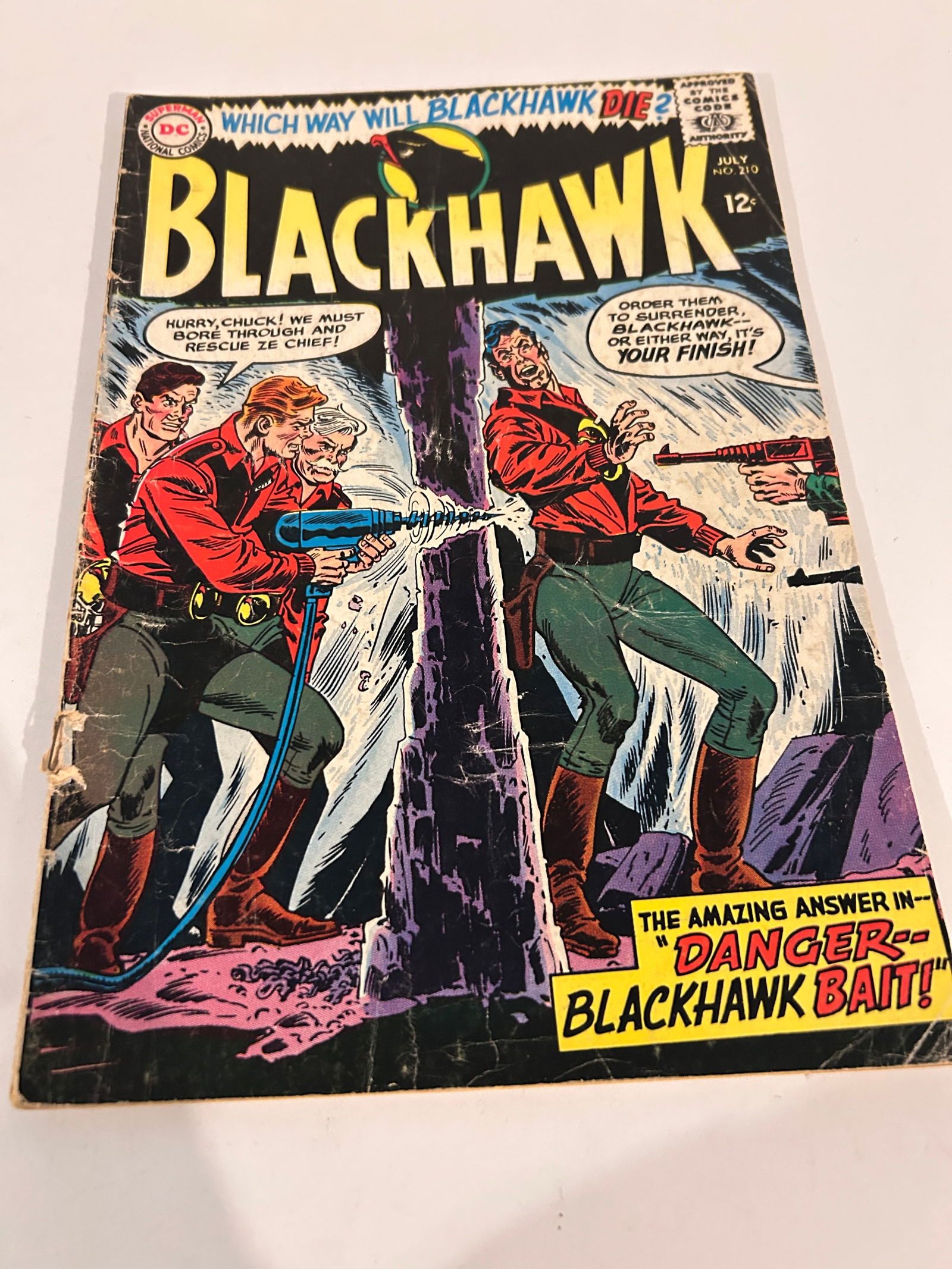 Vintage Comic Book Blackhawk # 210 (1 of 3)