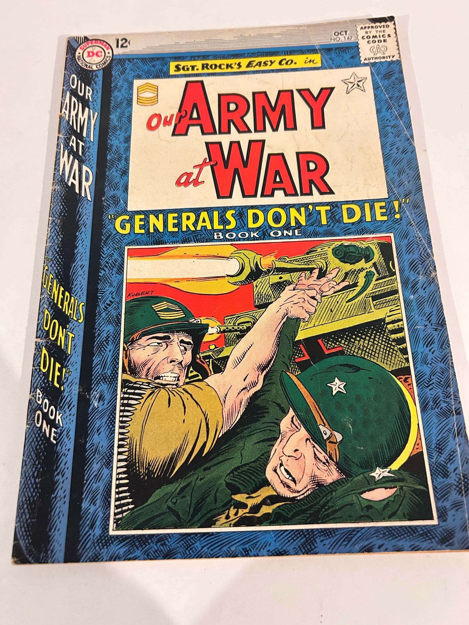 Vintage Comic Book Our Army at War 147 (1 of 3)