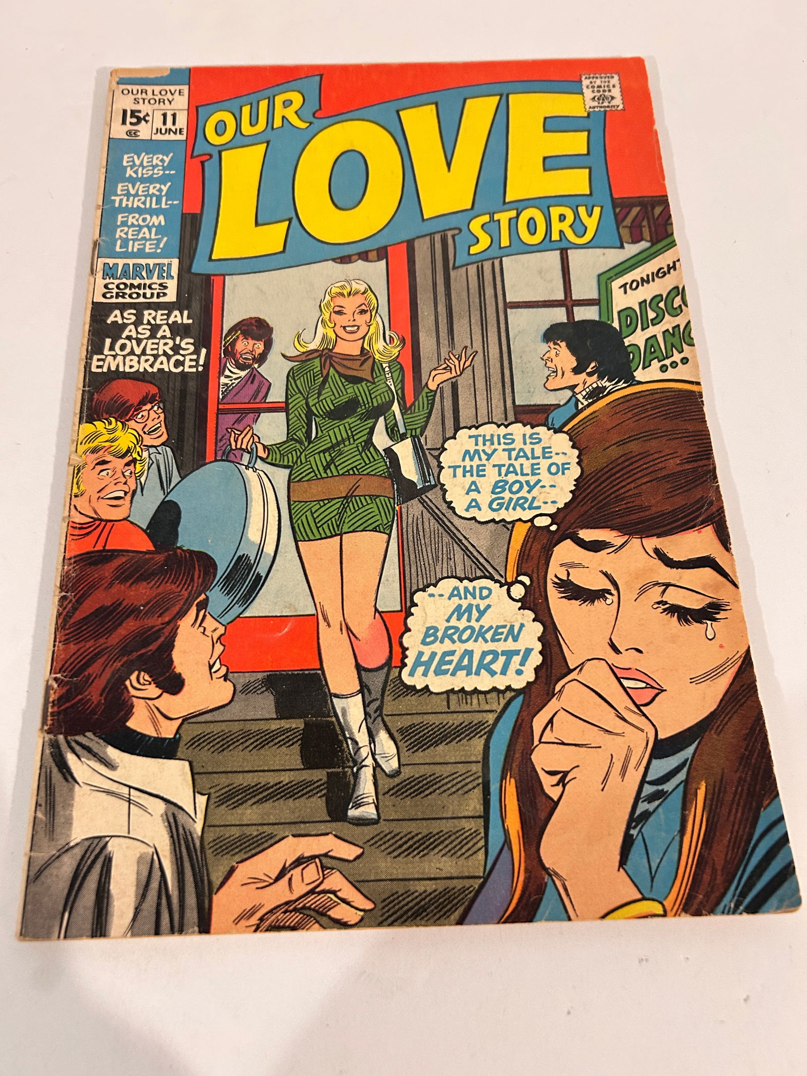 Vintage Comic Book Our Love Story # 11 (1 of 3)