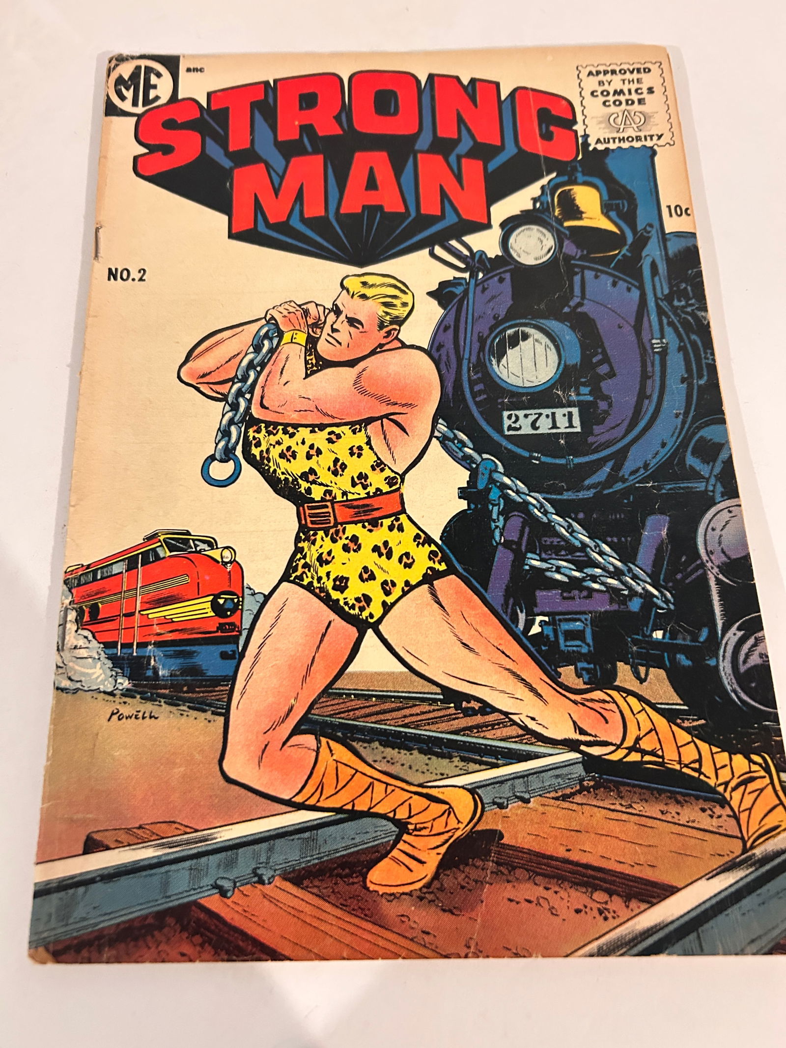 Vintage Comic Book Strong Man # 2 (1 of 3)