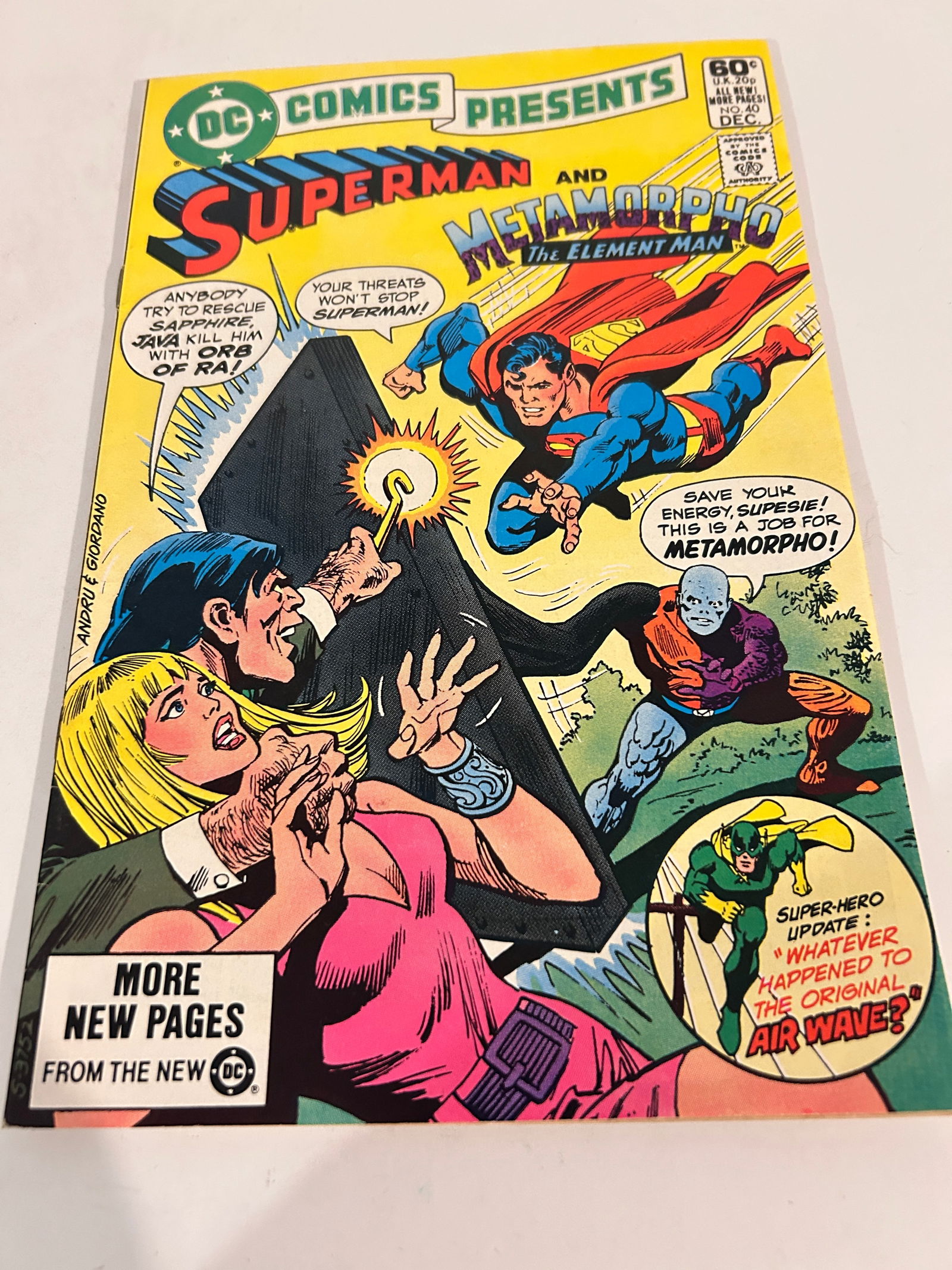 Vintage Comic Book Dc Comics Presents # 40 (1 of 3)