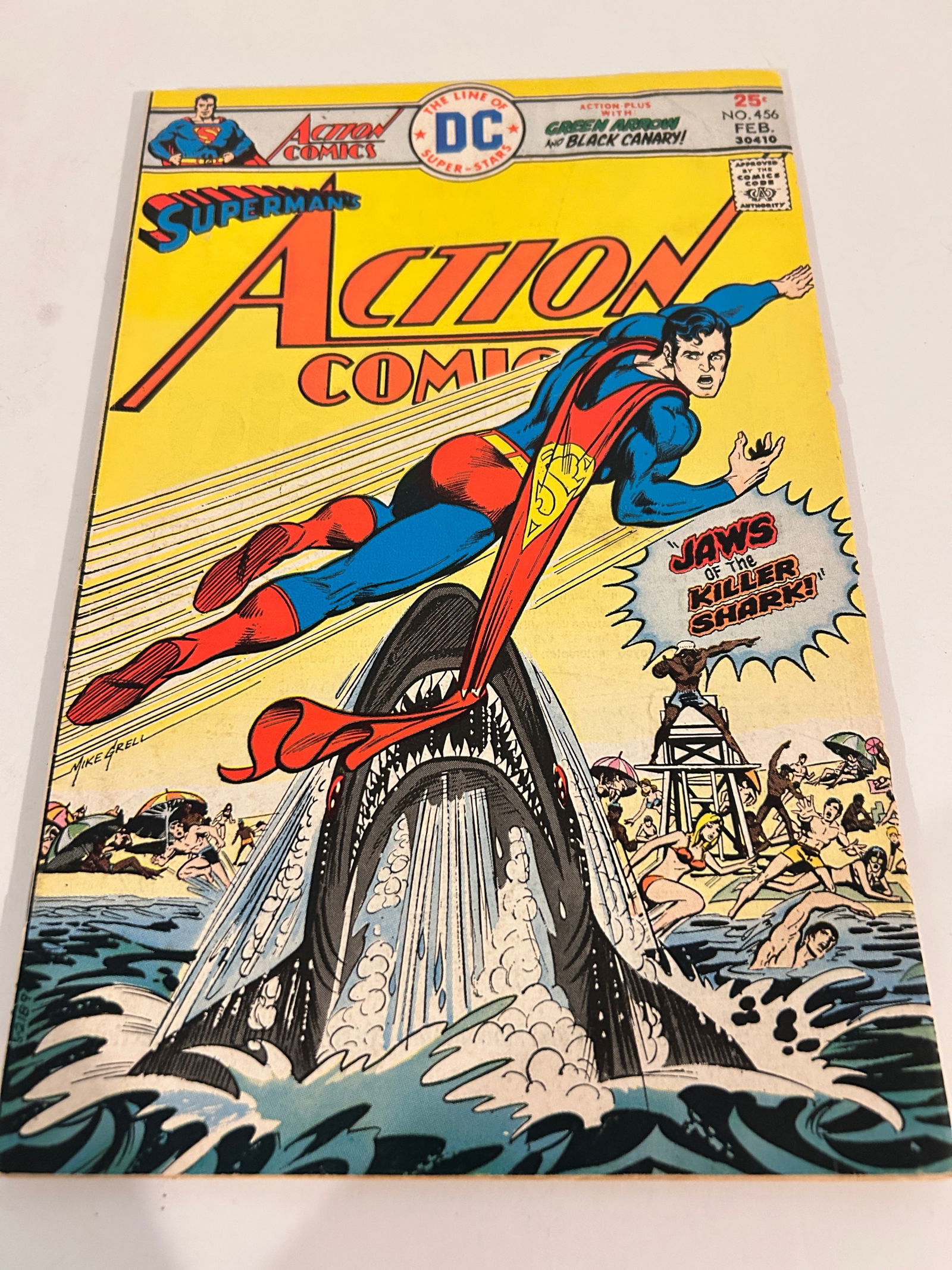 Vintage Comic Book Action Comics # 456 (1 of 3)